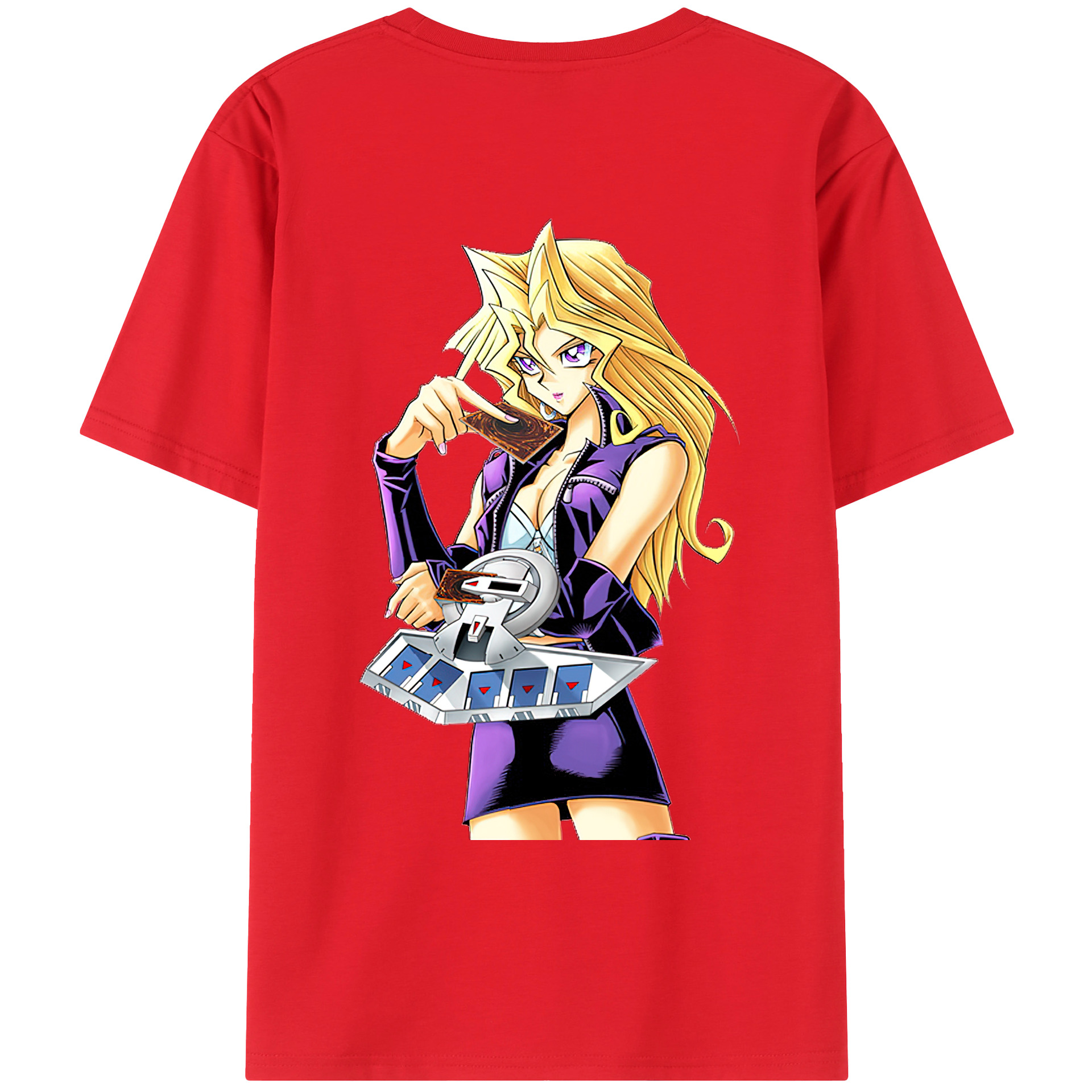 遊☆戯☆王 Yu-Gi-Oh! レディース半袖Tシャツ(バックプリント)
