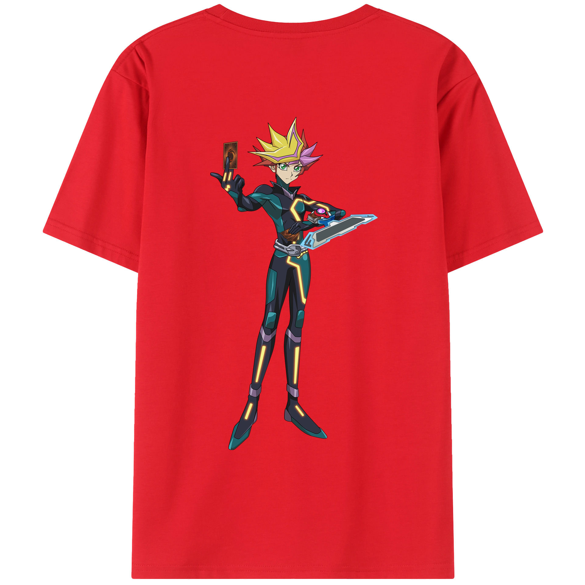 （画像用） 遊☆戯☆王 Yu-Gi-Oh! レディース半袖Tシャツ(バックプリント)