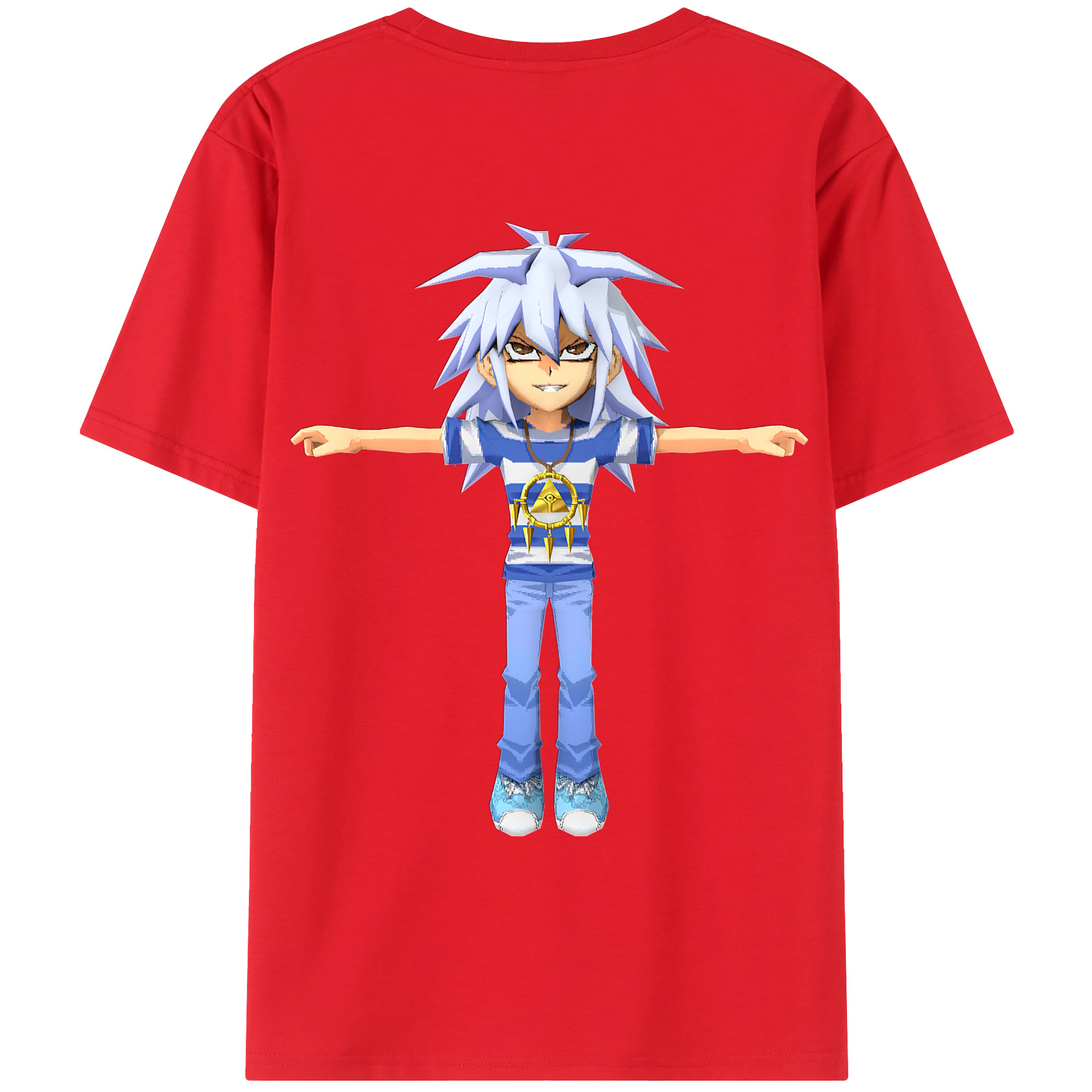 （画像用） 遊☆戯☆王 Yu-Gi-Oh! レディース半袖Tシャツ(バックプリント)