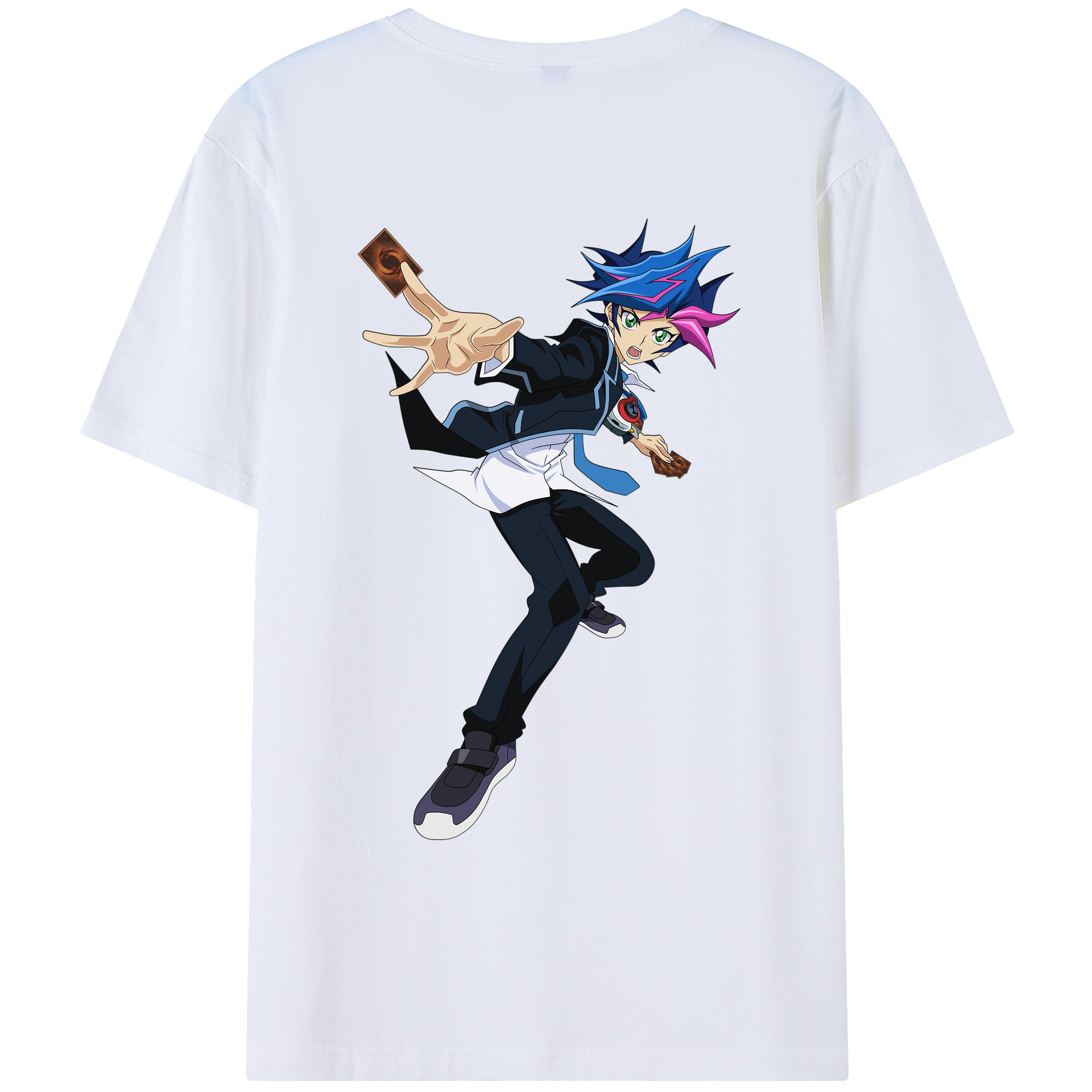 （画像用） 遊☆戯☆王 Yu-Gi-Oh! レディース半袖Tシャツ(バックプリント)