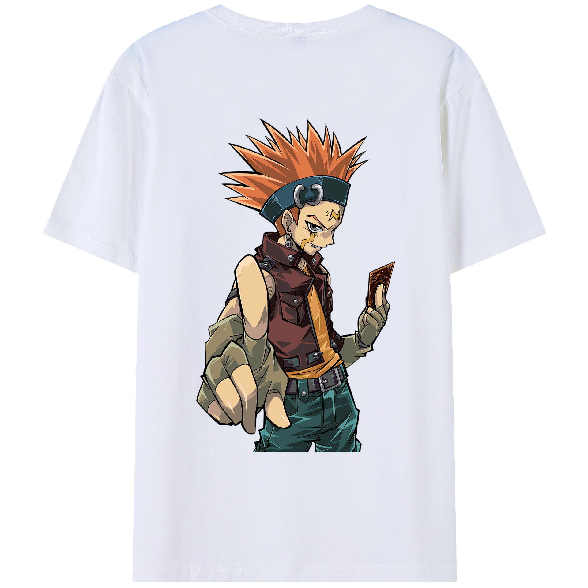 （画像用） 遊☆戯☆王 Yu-Gi-Oh! レディース半袖Tシャツ(バックプリント)
