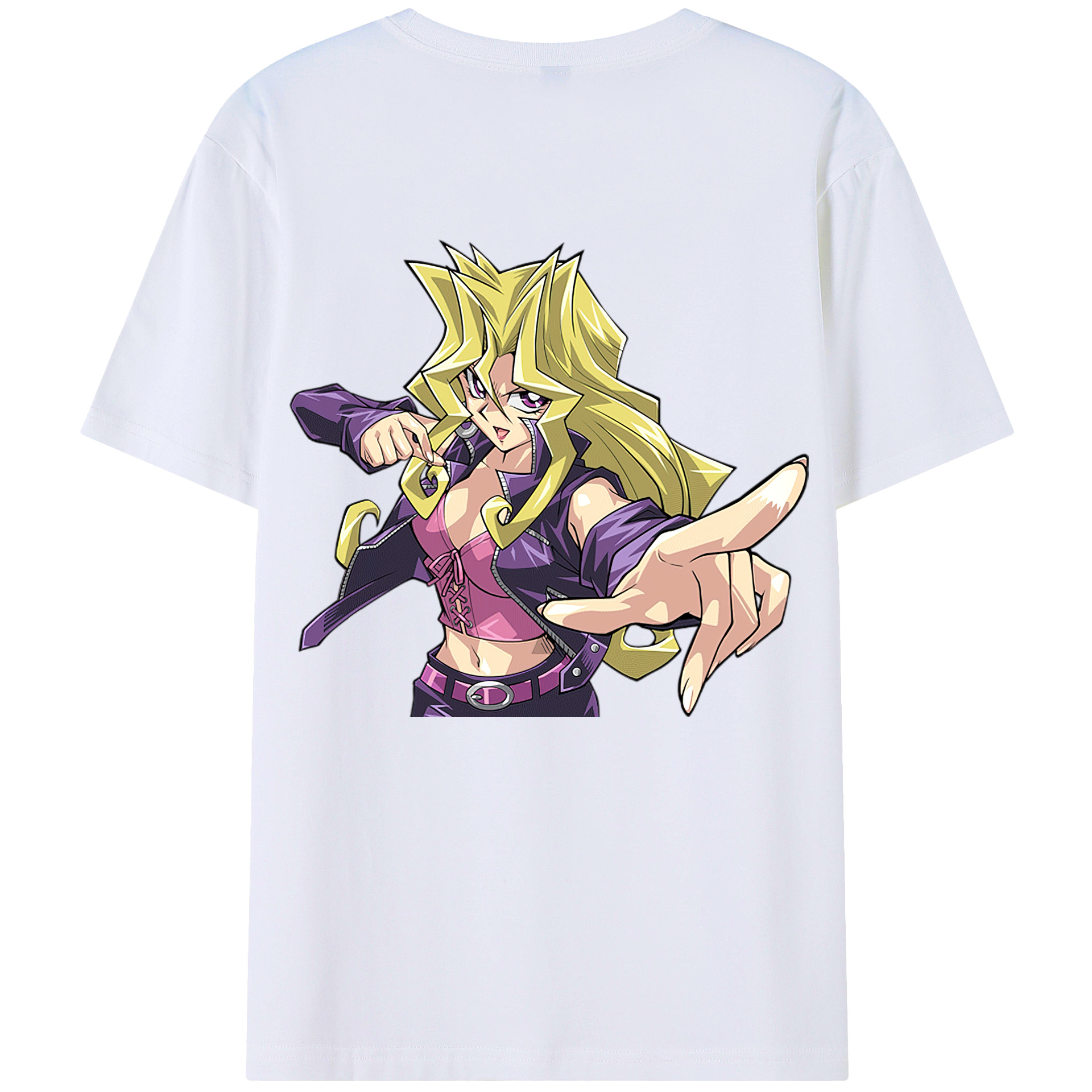 （画像用） 遊☆戯☆王 Yu-Gi-Oh! レディース半袖Tシャツ(バックプリント)