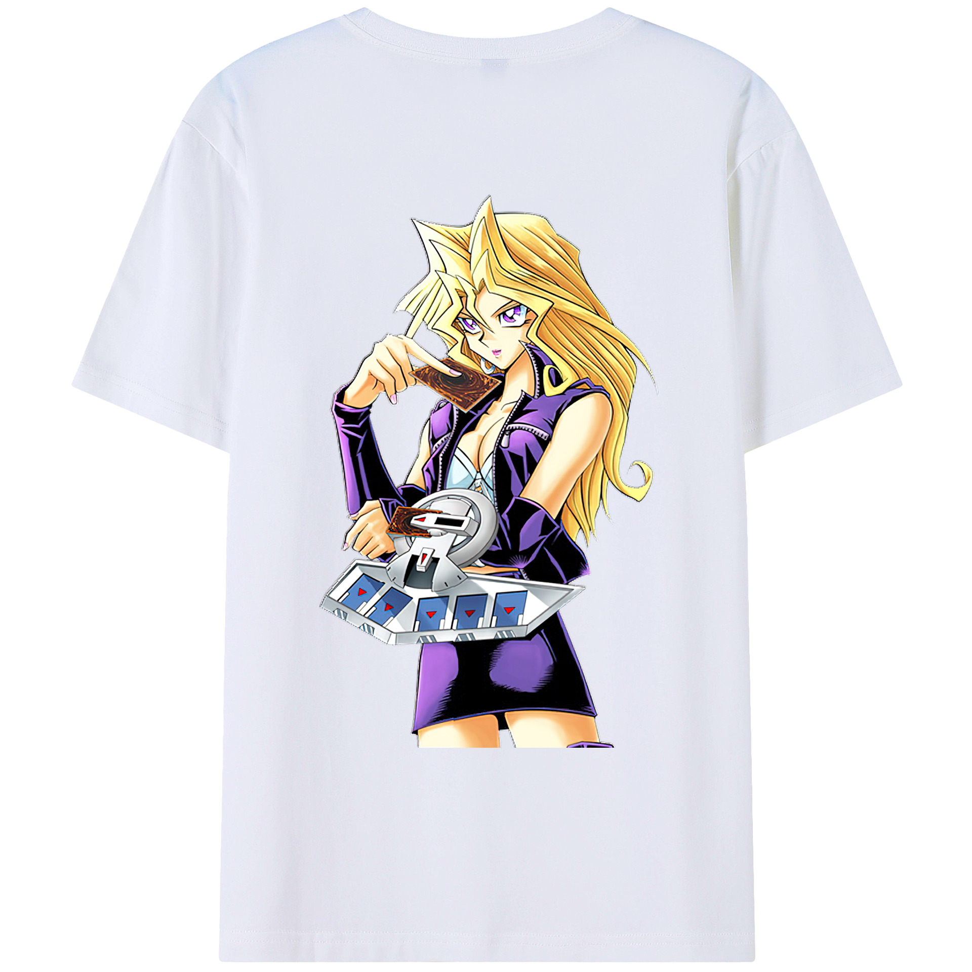 （画像用） 遊☆戯☆王 Yu-Gi-Oh! レディース半袖Tシャツ(バックプリント)