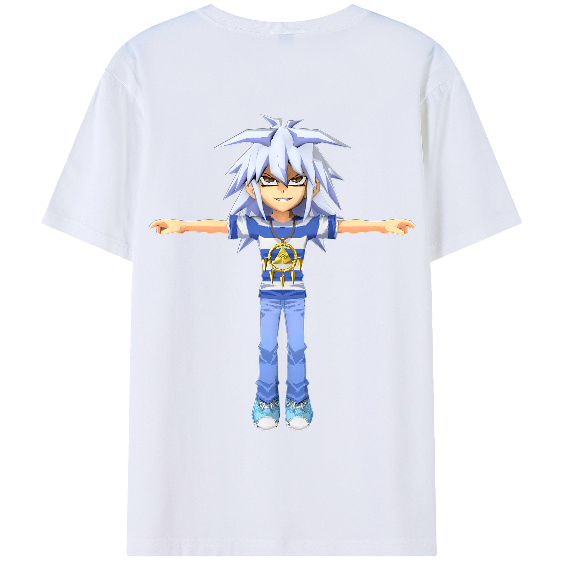 （画像用） 遊☆戯☆王 Yu-Gi-Oh! レディース半袖Tシャツ(バックプリント)