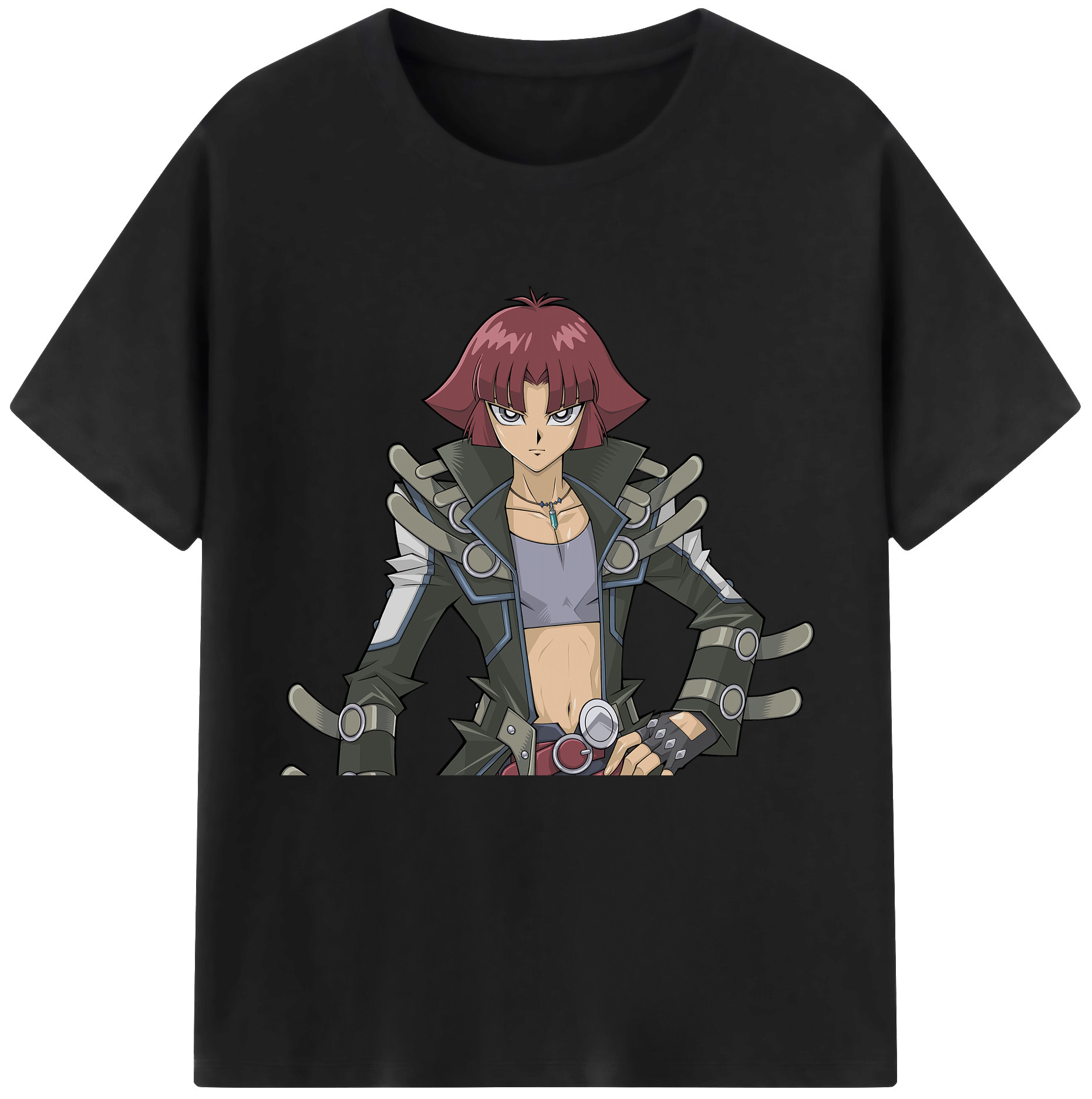 （画像用） 遊☆戯☆王 Yu-Gi-Oh! レディースカジュアルプリントTシャツ（綿100％）