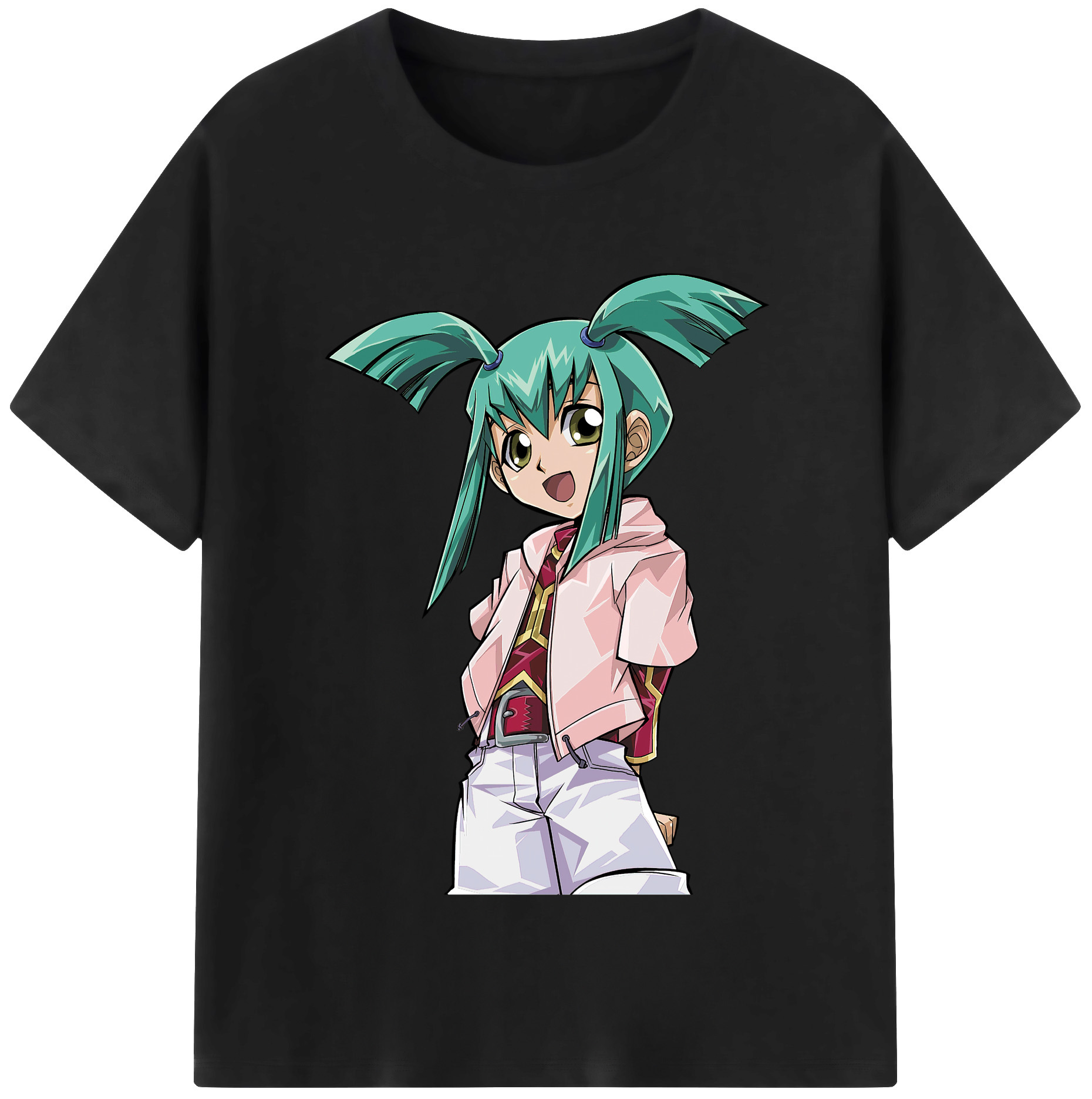 （画像用） 遊☆戯☆王 Yu-Gi-Oh! レディースカジュアルプリントTシャツ（綿100％）