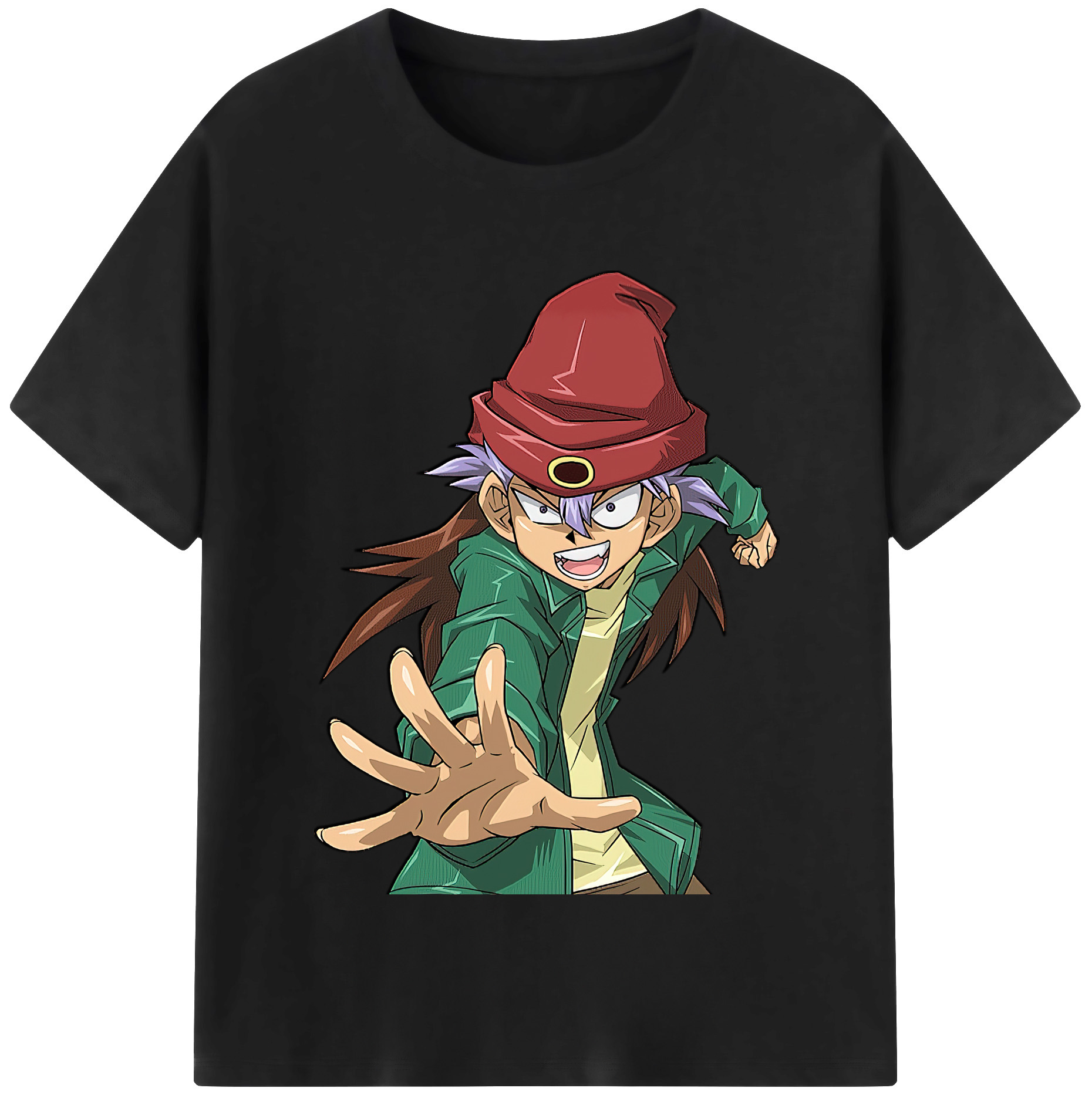 （画像用） 遊☆戯☆王 Yu-Gi-Oh! レディースカジュアルプリントTシャツ（綿100％）