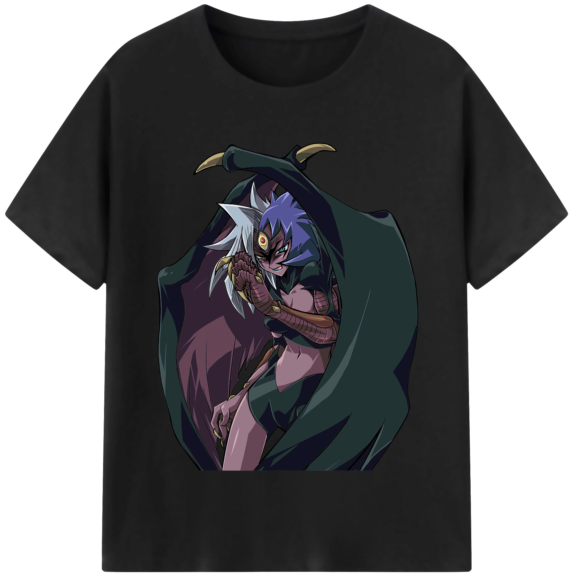 （画像用） 遊☆戯☆王 Yu-Gi-Oh! レディースカジュアルプリントTシャツ（綿100％）