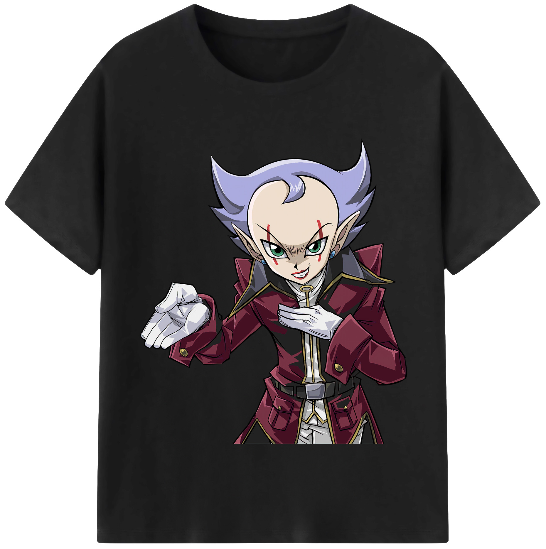 （画像用） 遊☆戯☆王 Yu-Gi-Oh! レディースカジュアルプリントTシャツ（綿100％）