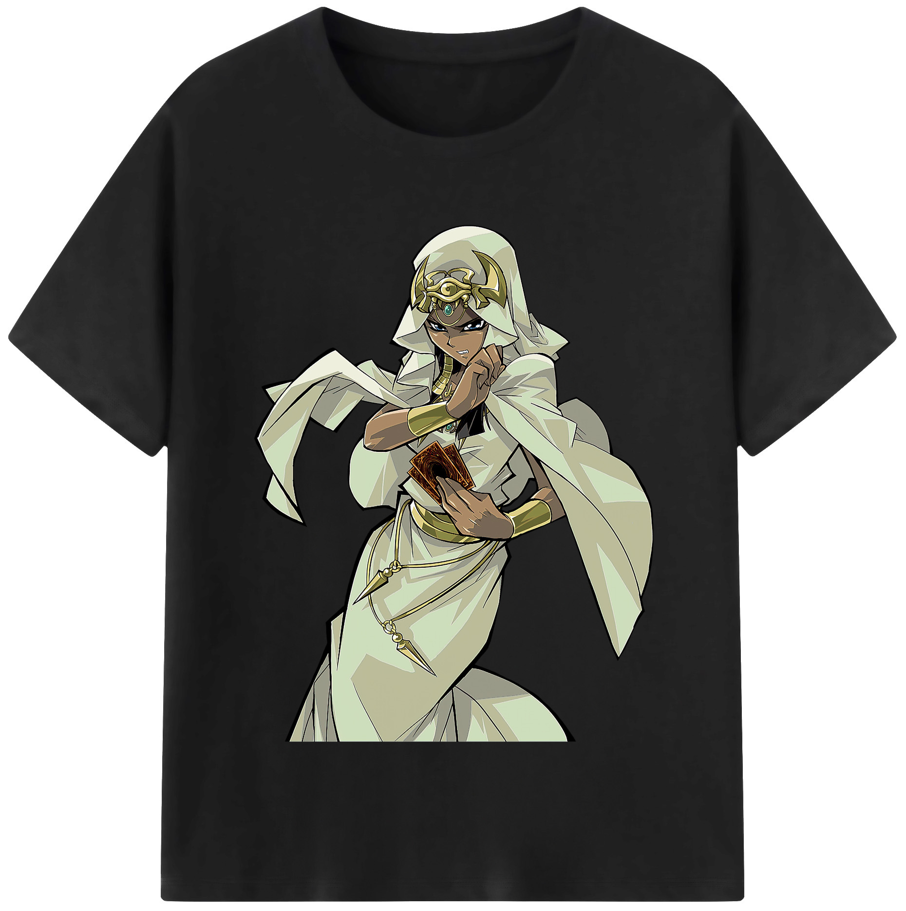 （画像用） 遊☆戯☆王 Yu-Gi-Oh! レディースカジュアルプリントTシャツ（綿100％）