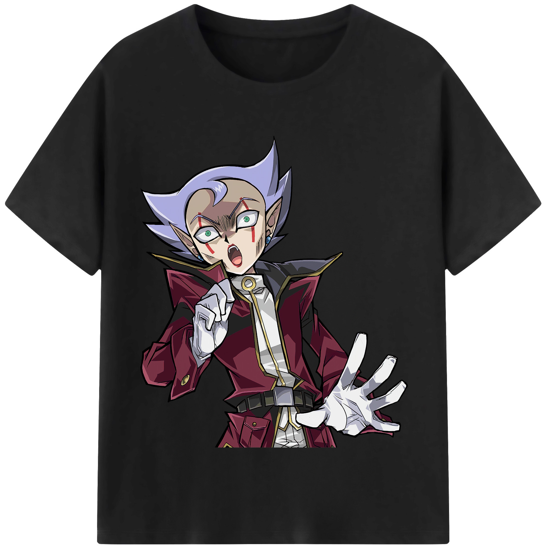 （画像用） 遊☆戯☆王 Yu-Gi-Oh! レディースカジュアルプリントTシャツ（綿100％）