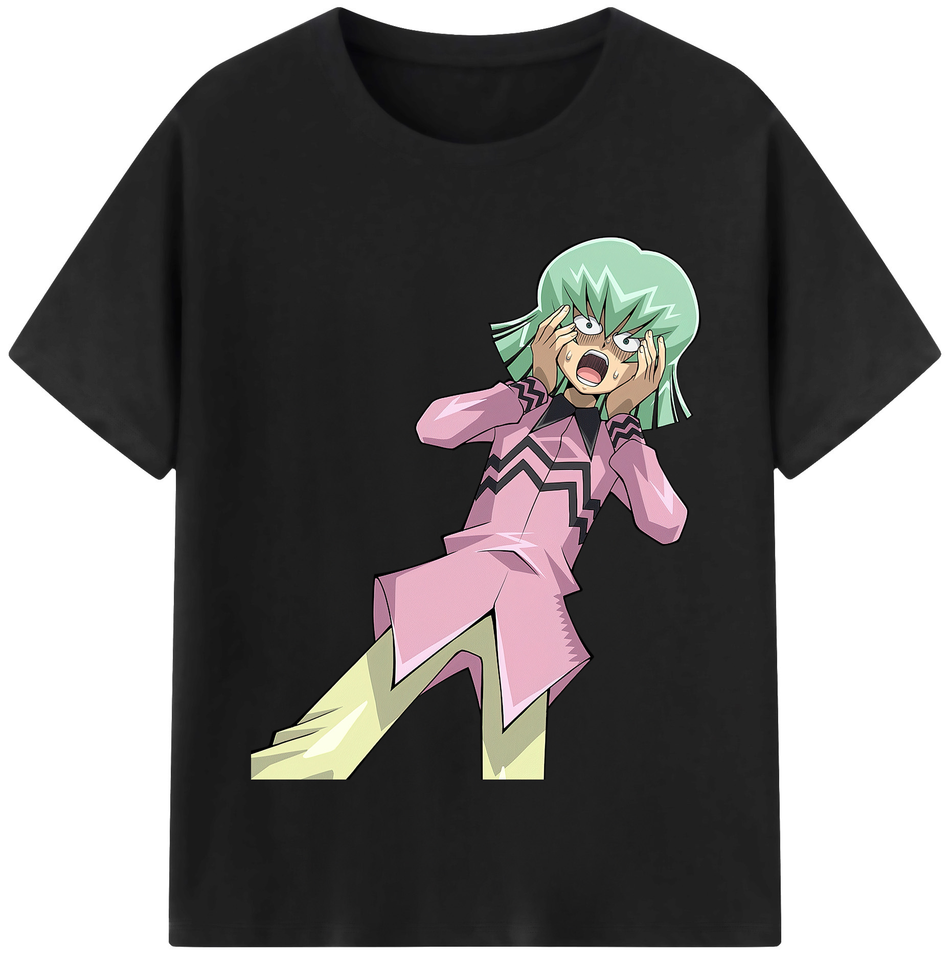 （画像用） 遊☆戯☆王 Yu-Gi-Oh! レディースカジュアルプリントTシャツ（綿100％）