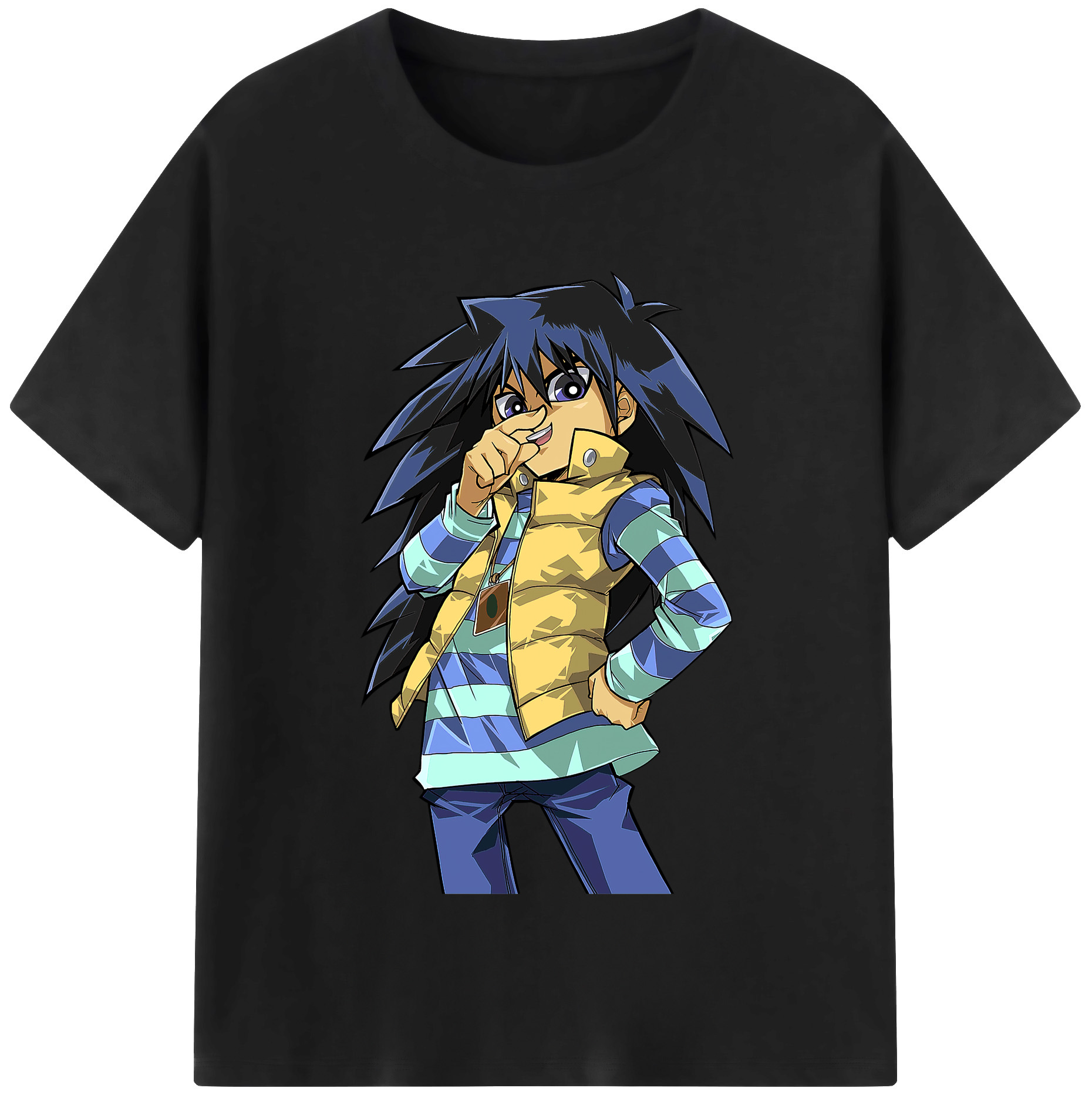 （画像用） 遊☆戯☆王 Yu-Gi-Oh! レディースカジュアルプリントTシャツ（綿100％）