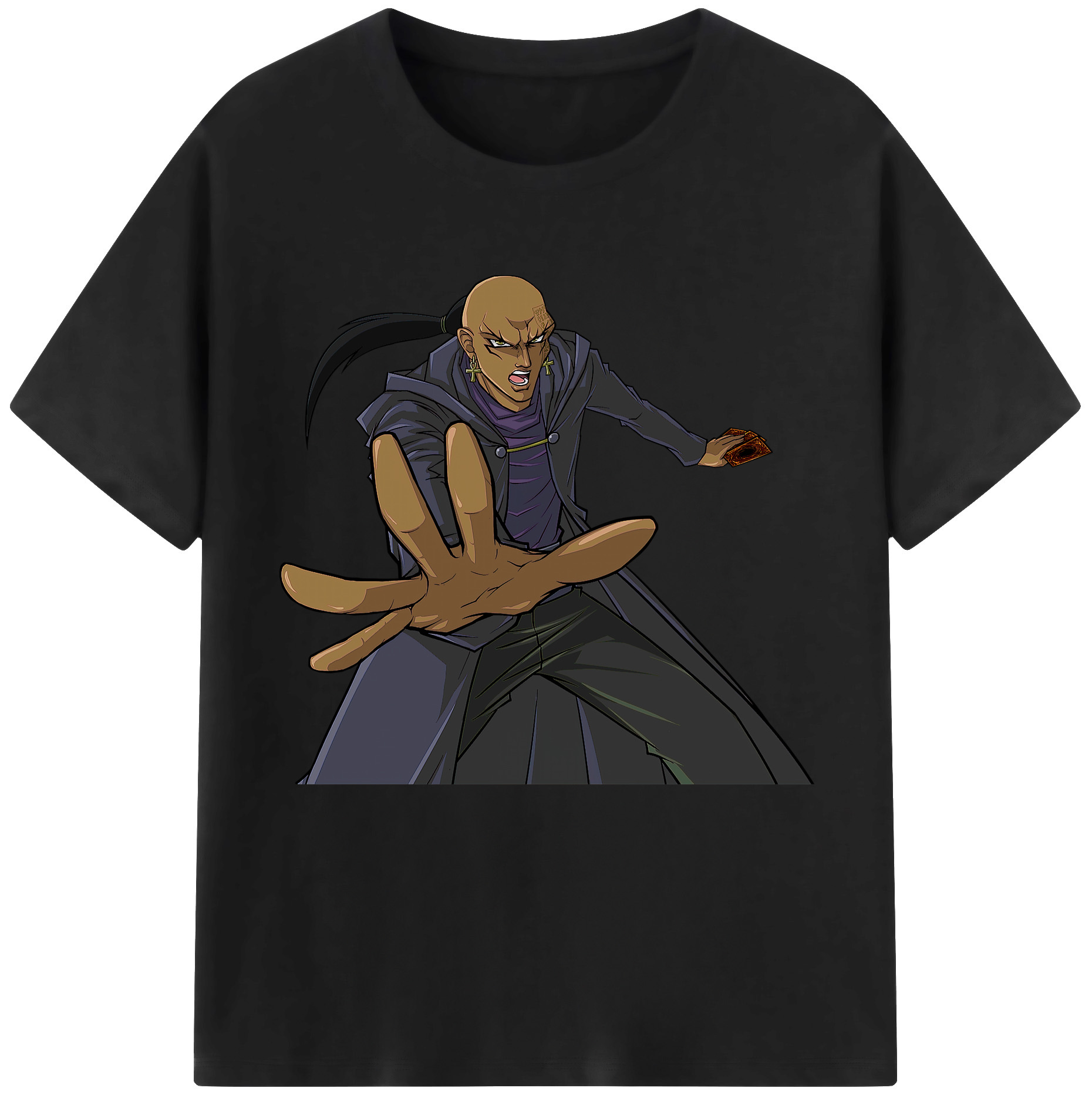 （画像用） 遊☆戯☆王 Yu-Gi-Oh! レディースカジュアルプリントTシャツ（綿100％）