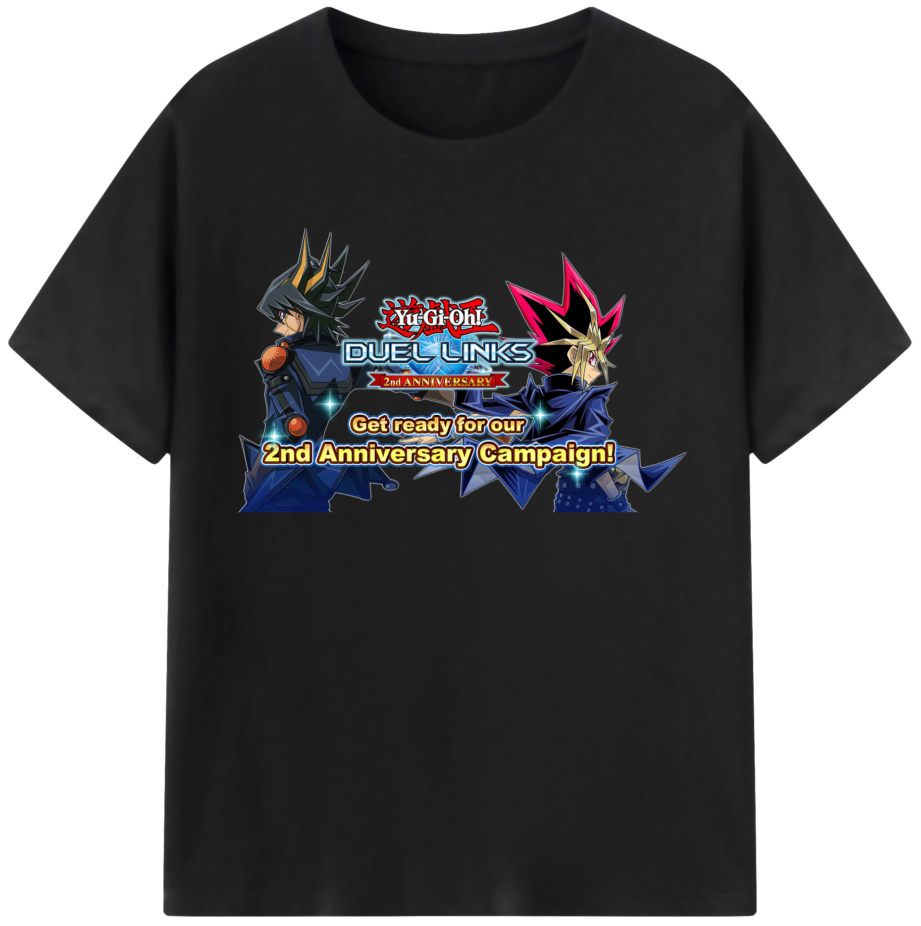 （画像用） 遊☆戯☆王 Yu-Gi-Oh! レディースカジュアルプリントTシャツ（綿100％）