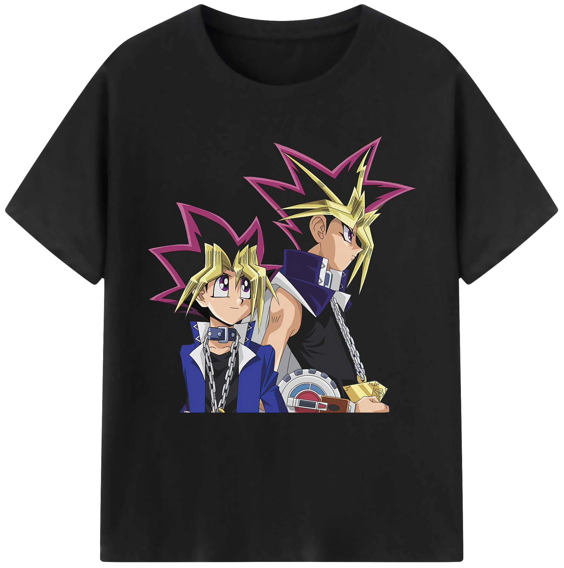 （画像用） 遊☆戯☆王 Yu-Gi-Oh! レディースカジュアルプリントTシャツ（綿100％）