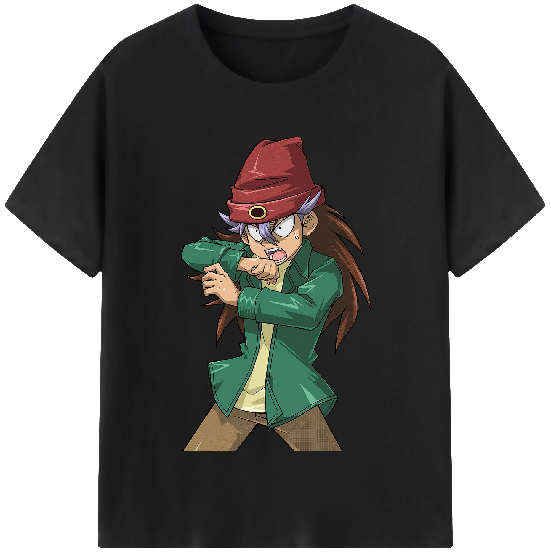 （画像用） 遊☆戯☆王 Yu-Gi-Oh! レディースカジュアルプリントTシャツ（綿100％）