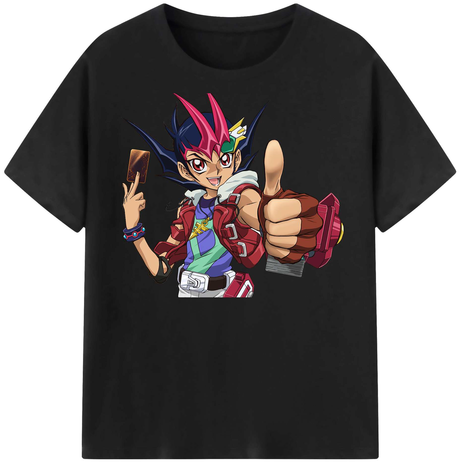（画像用） 遊☆戯☆王 Yu-Gi-Oh! レディースカジュアルプリントTシャツ（綿100％）