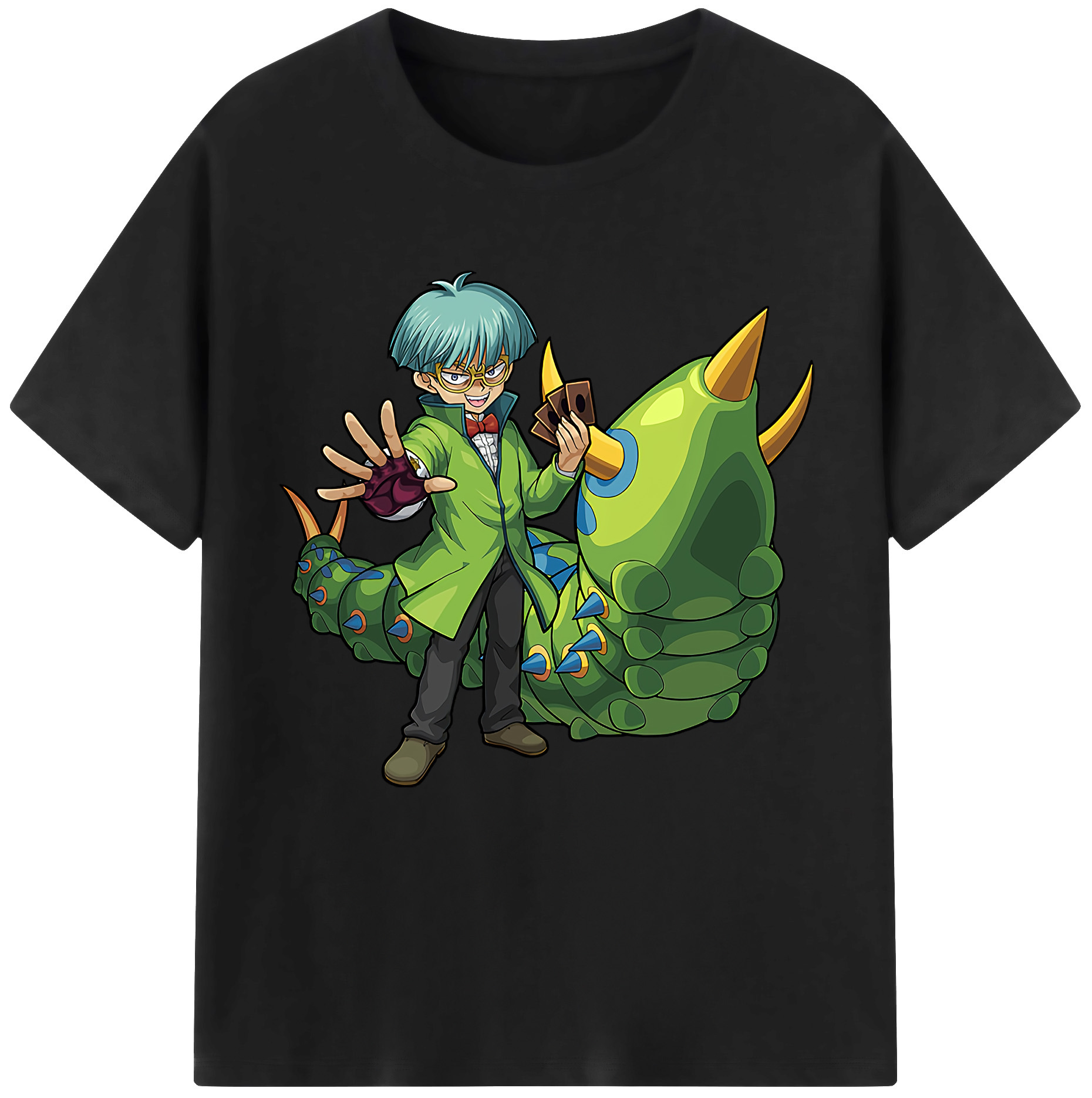 （画像用） 遊☆戯☆王 Yu-Gi-Oh! レディースカジュアルプリントTシャツ（綿100％）