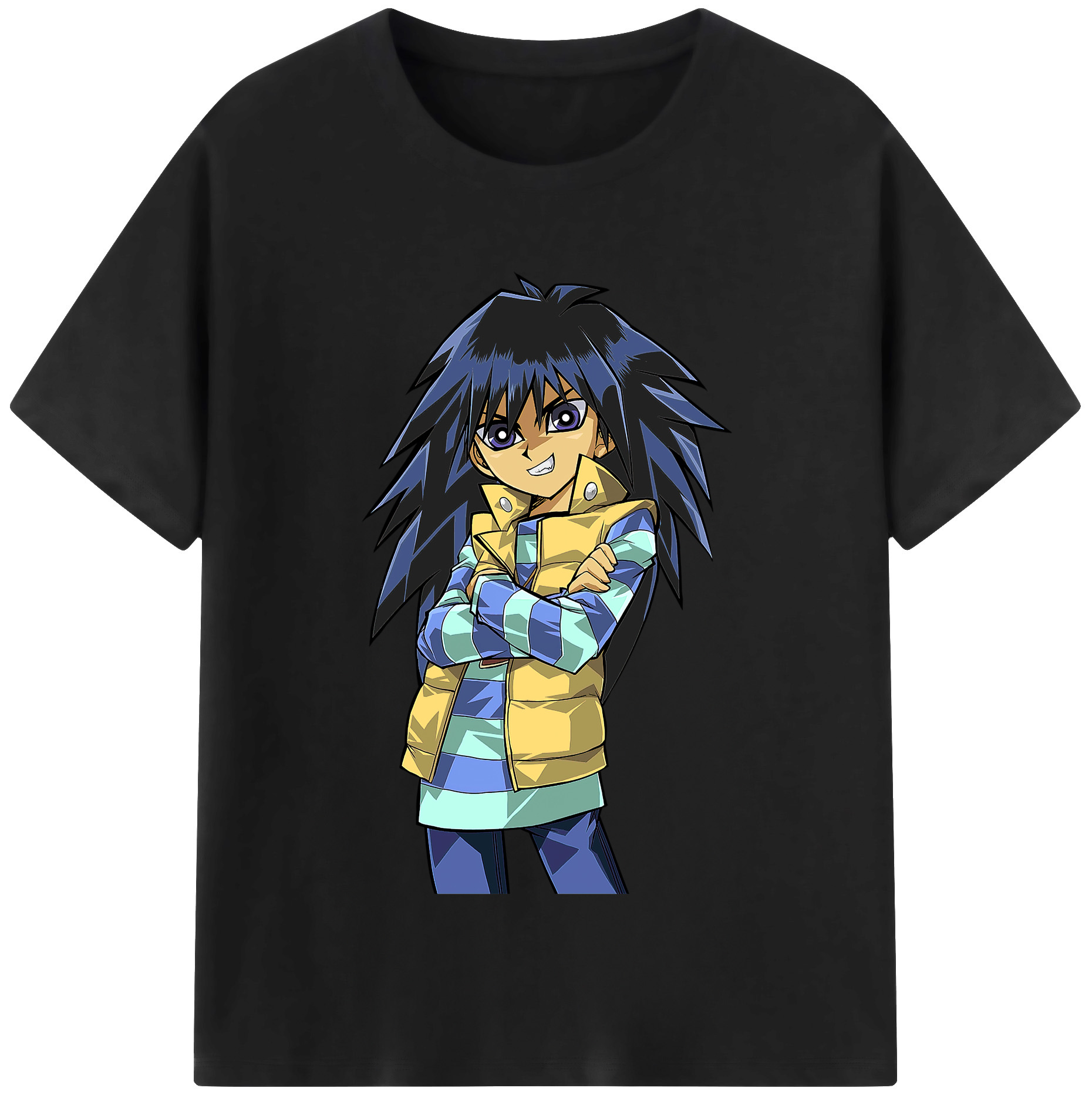 （画像用） 遊☆戯☆王 Yu-Gi-Oh! レディースカジュアルプリントTシャツ（綿100％）