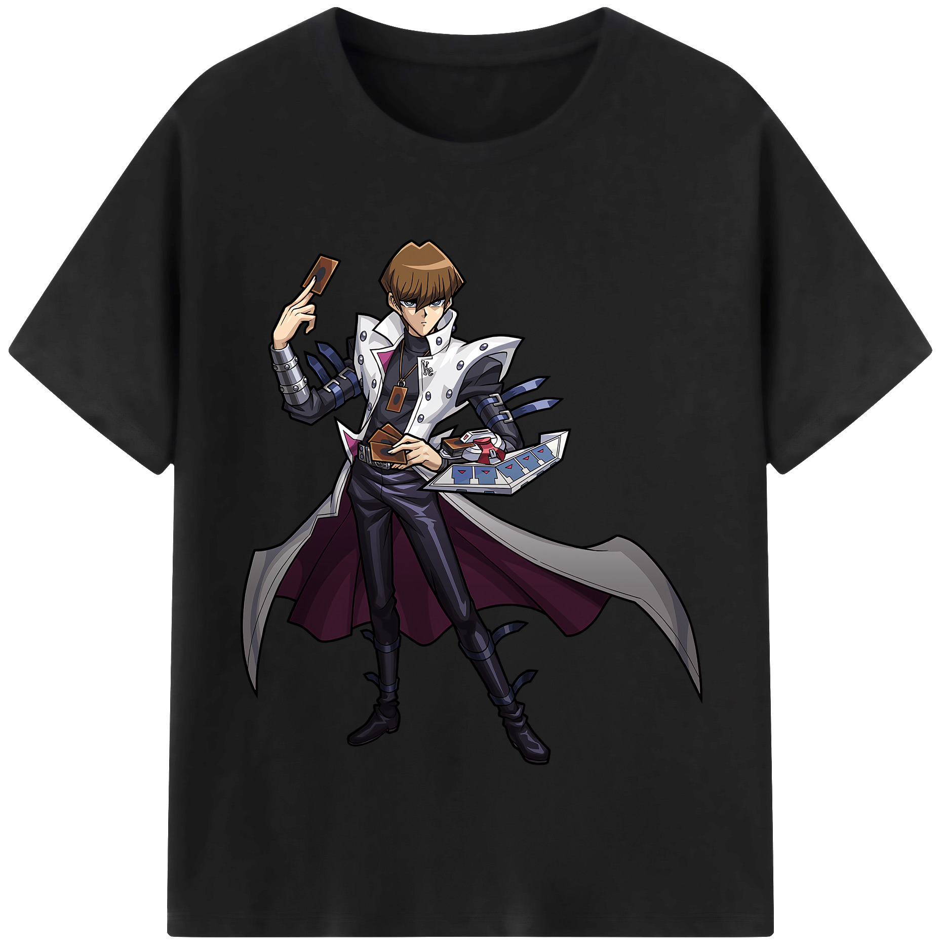 （画像用） 遊☆戯☆王 Yu-Gi-Oh! レディースカジュアルプリントTシャツ（綿100％）