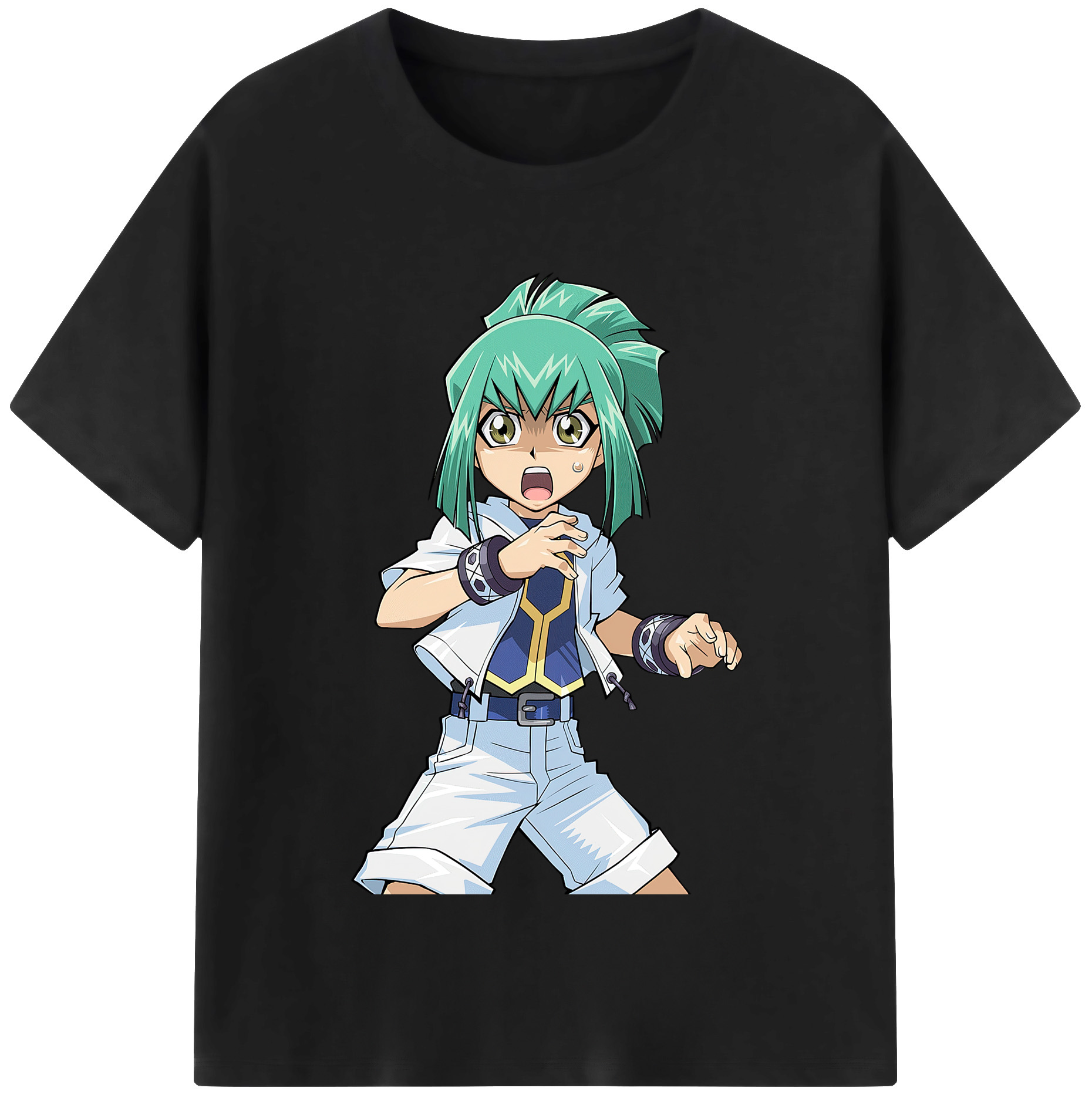 （画像用） 遊☆戯☆王 Yu-Gi-Oh! レディースカジュアルプリントTシャツ（綿100％）