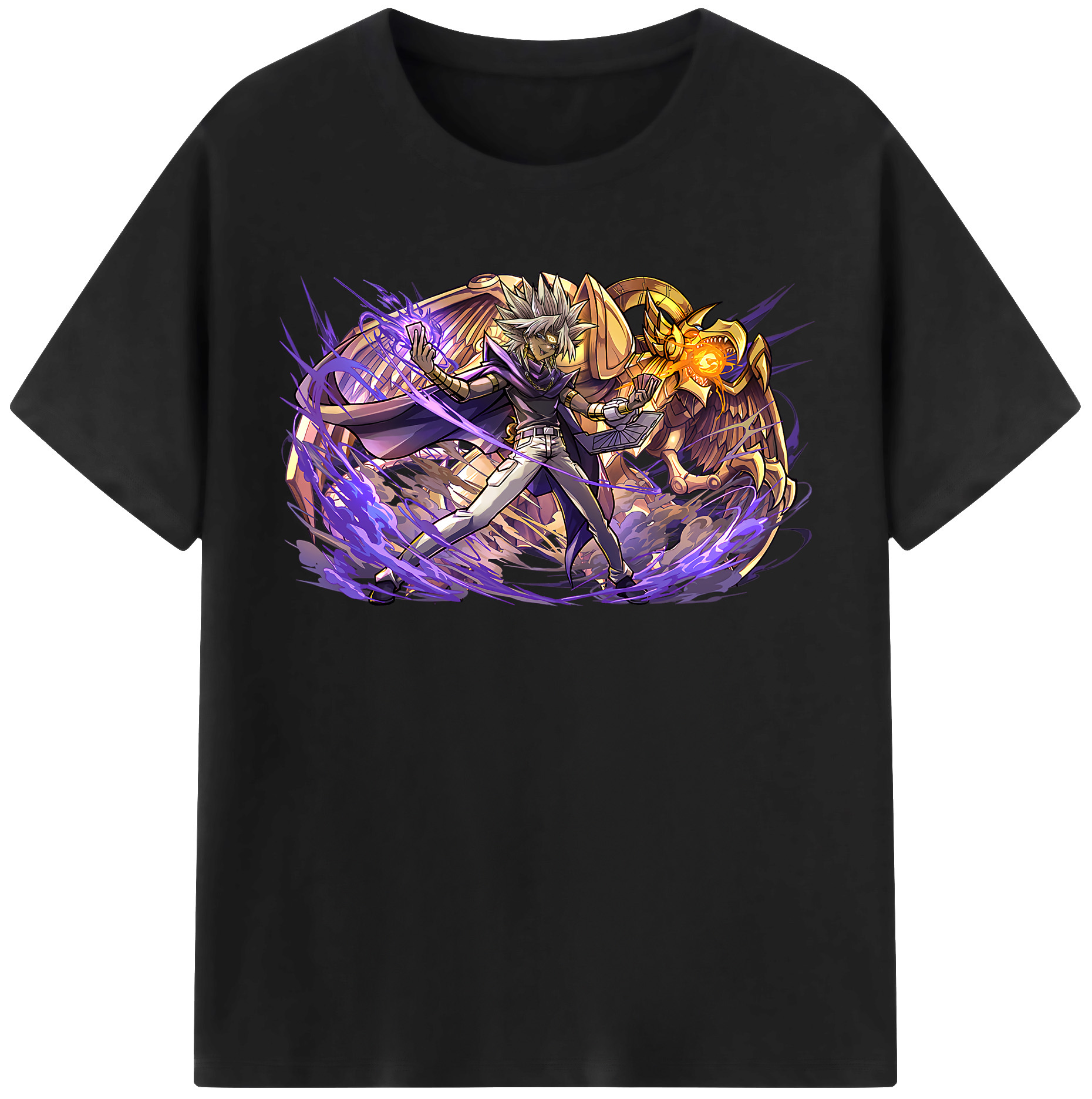（画像用） 遊☆戯☆王 Yu-Gi-Oh! レディースカジュアルプリントTシャツ（綿100％）