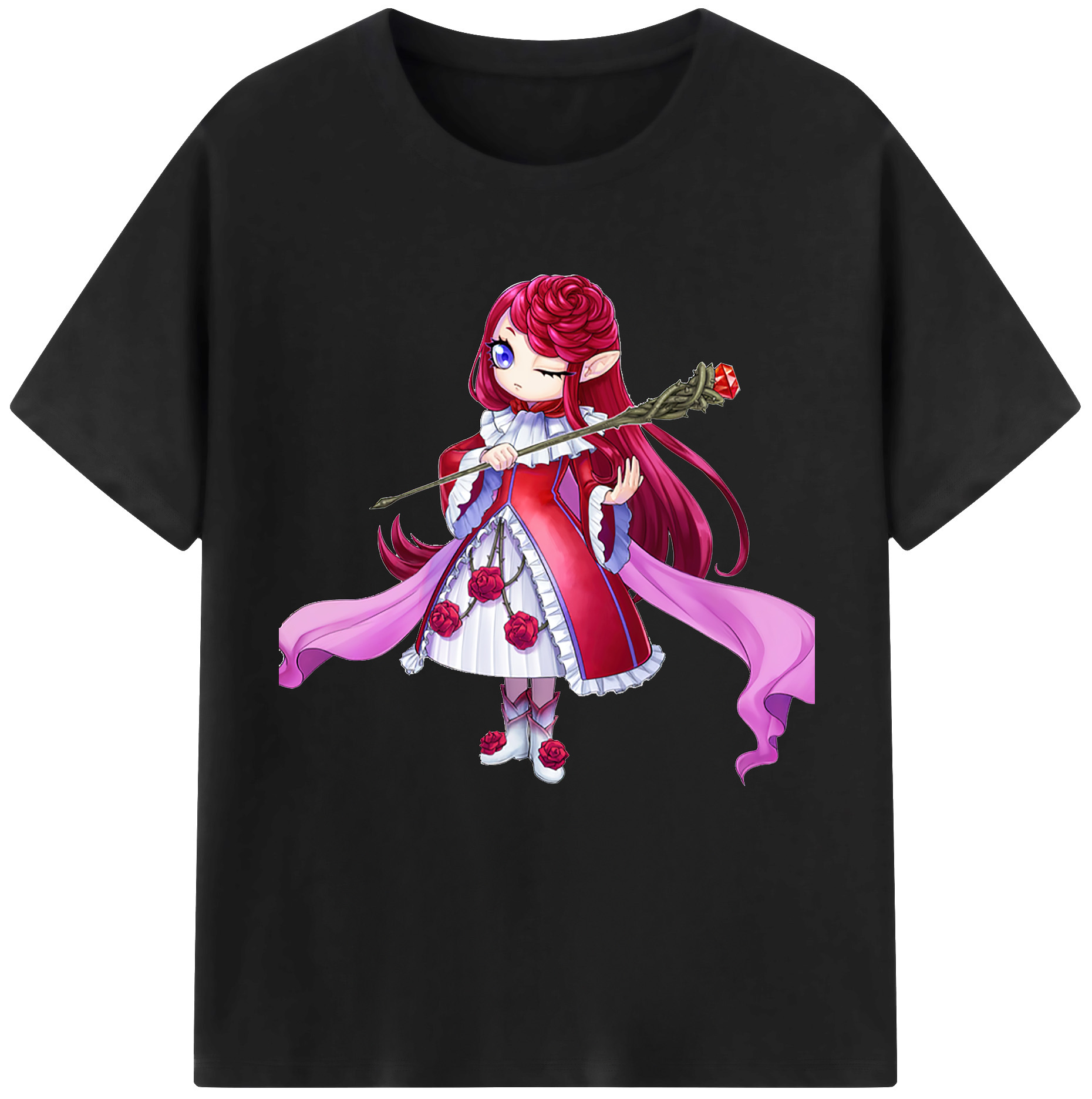 （画像用） 遊☆戯☆王 Yu-Gi-Oh! レディースカジュアルプリントTシャツ（綿100％）