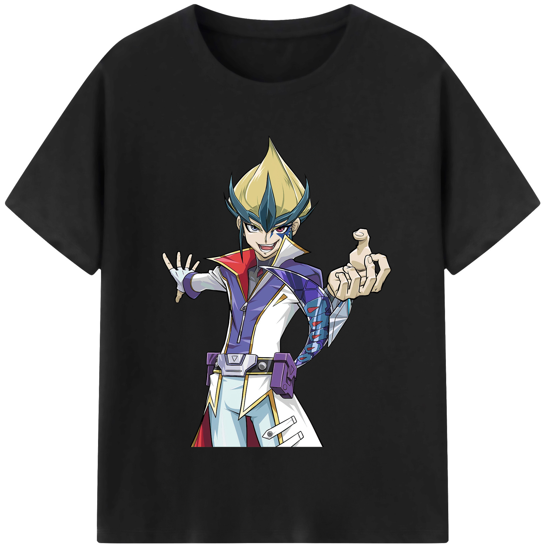 （画像用） 遊☆戯☆王 Yu-Gi-Oh! レディースカジュアルプリントTシャツ（綿100％）