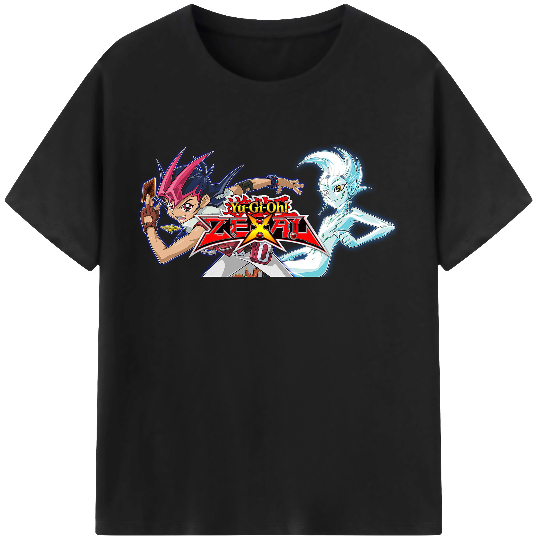 （画像用） 遊☆戯☆王 Yu-Gi-Oh! レディースカジュアルプリントTシャツ（綿100％）