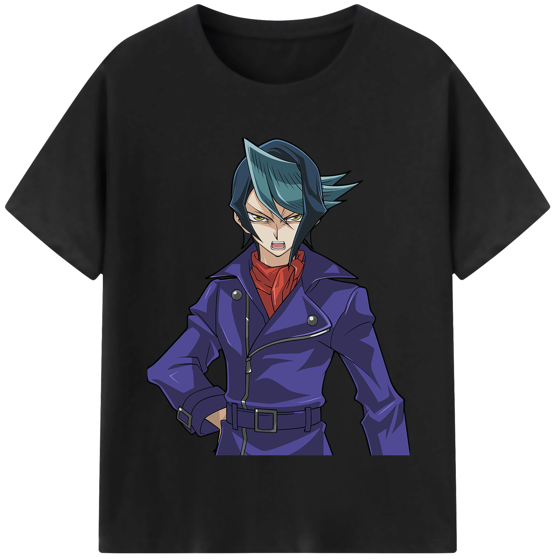（画像用） 遊☆戯☆王 Yu-Gi-Oh! レディースカジュアルプリントTシャツ（綿100％）