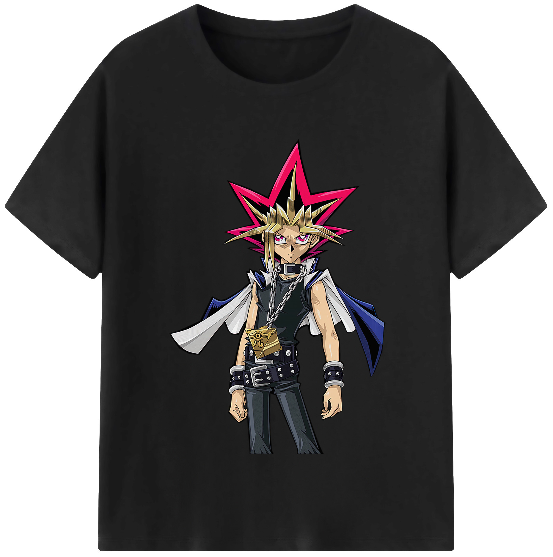 （画像用） 遊☆戯☆王 Yu-Gi-Oh! レディースカジュアルプリントTシャツ（綿100％）