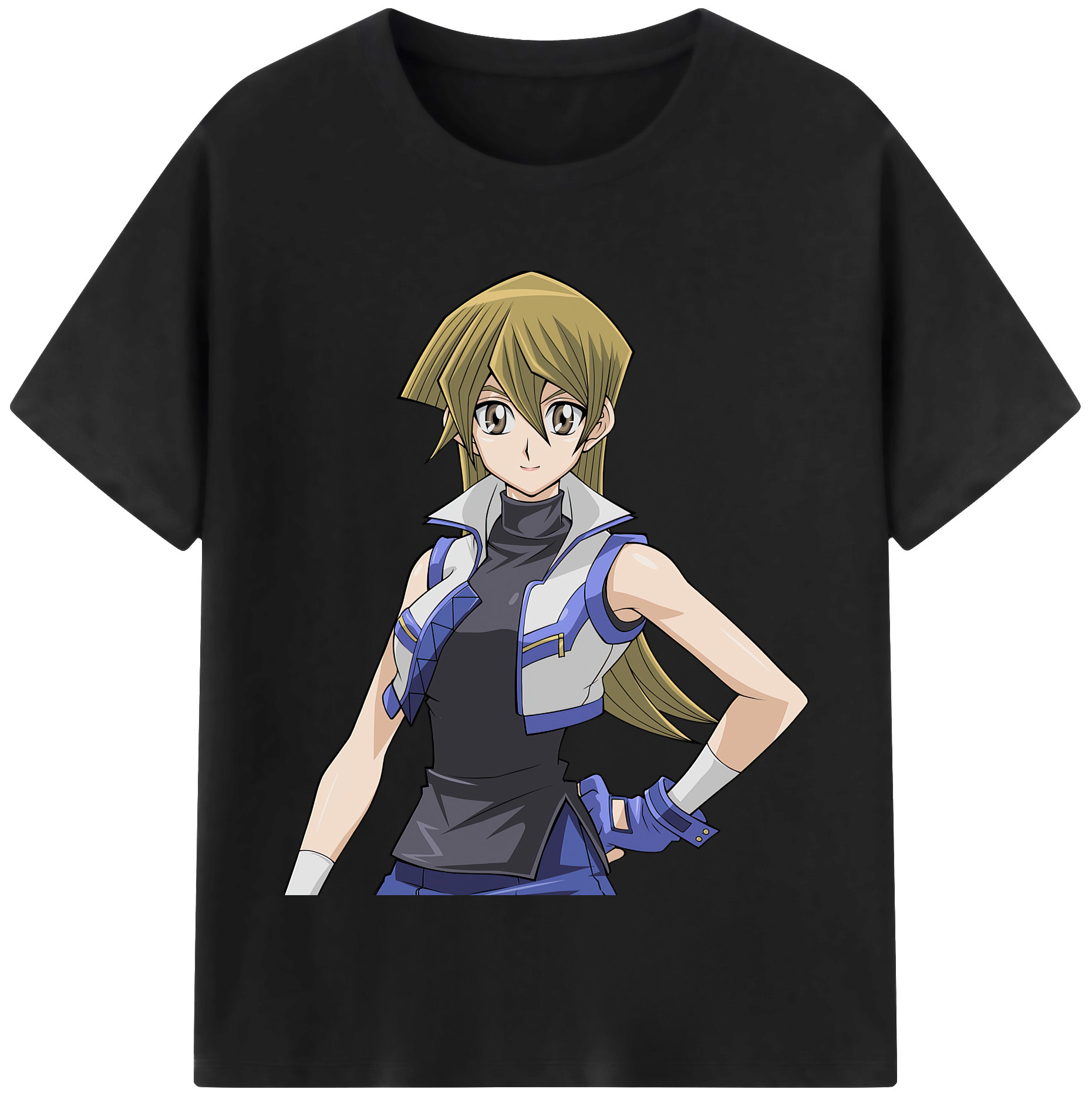 （画像用） 遊☆戯☆王 Yu-Gi-Oh! レディースカジュアルプリントTシャツ（綿100％）