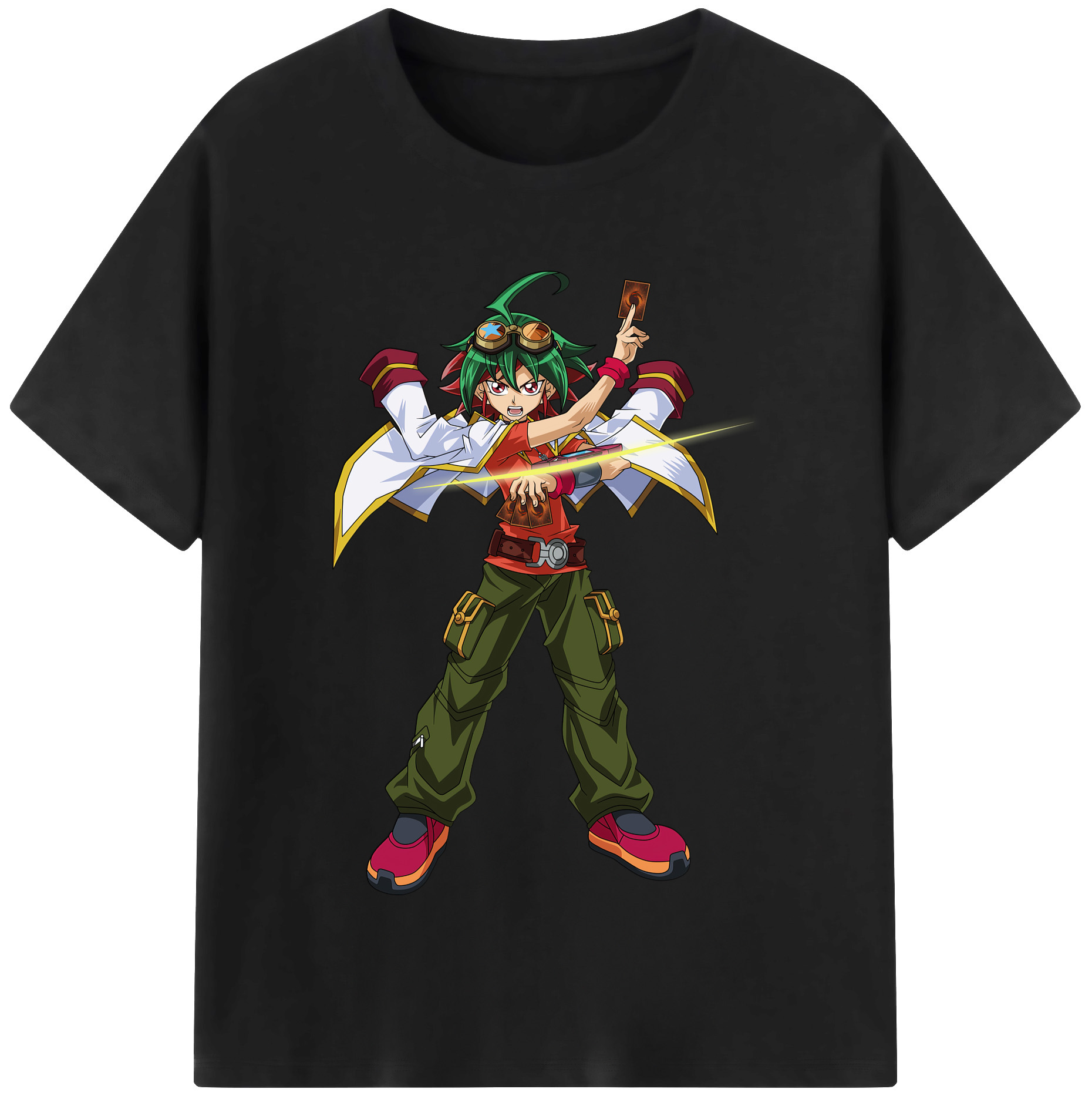 （画像用） 遊☆戯☆王 Yu-Gi-Oh! レディースカジュアルプリントTシャツ（綿100％）