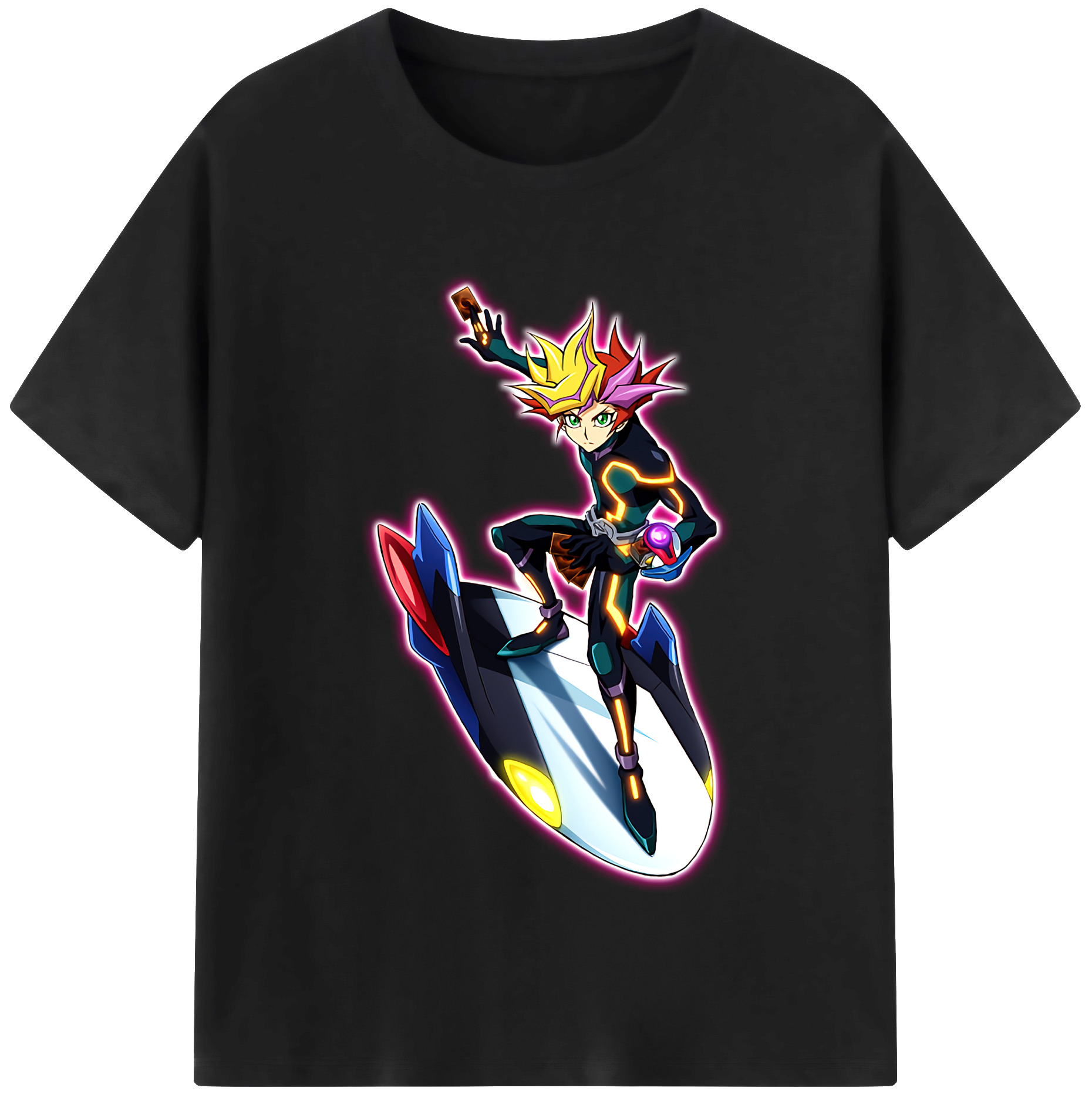 （画像用） 遊☆戯☆王 Yu-Gi-Oh! レディースカジュアルプリントTシャツ（綿100％）