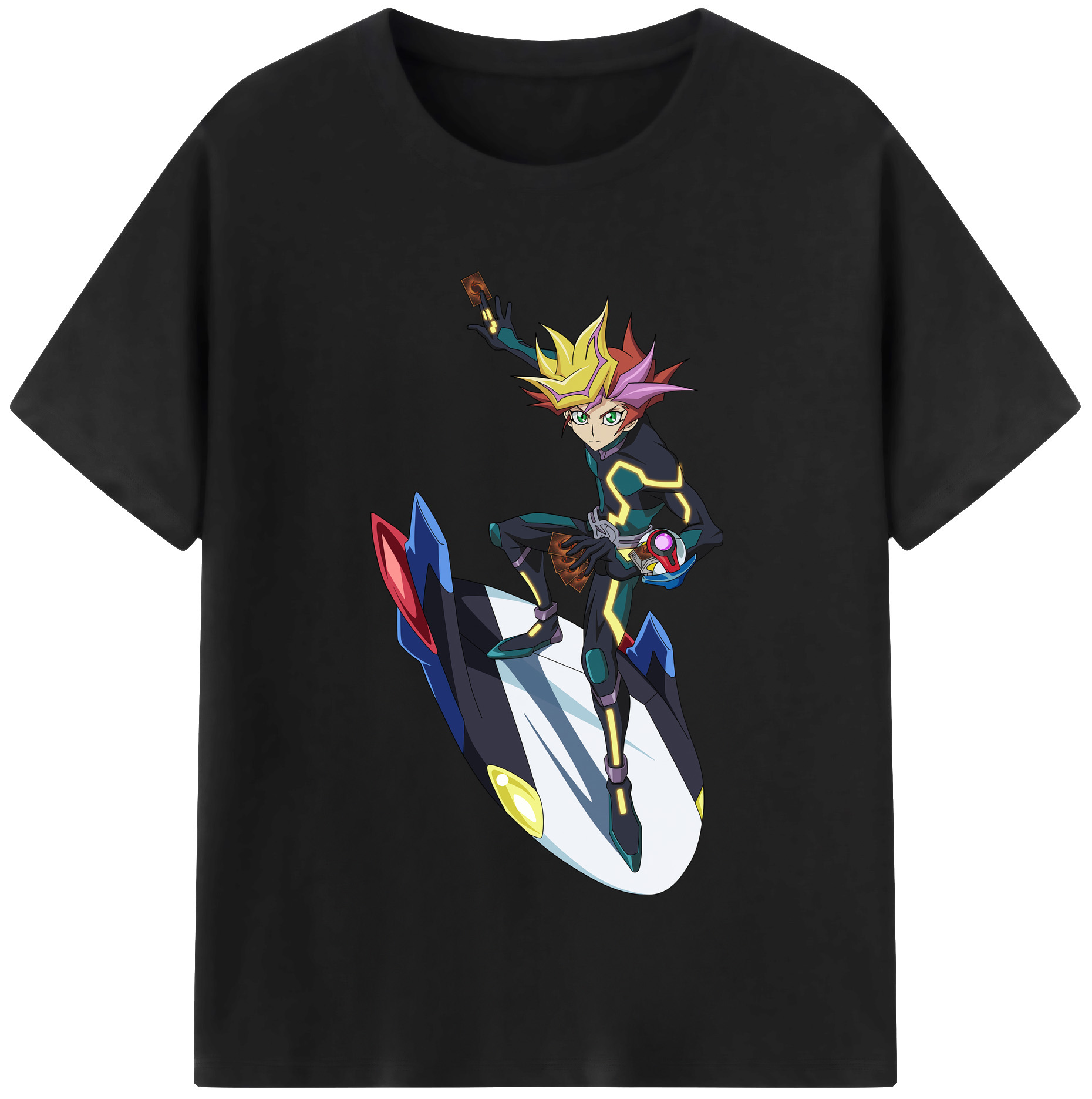 （画像用） 遊☆戯☆王 Yu-Gi-Oh! レディースカジュアルプリントTシャツ（綿100％）