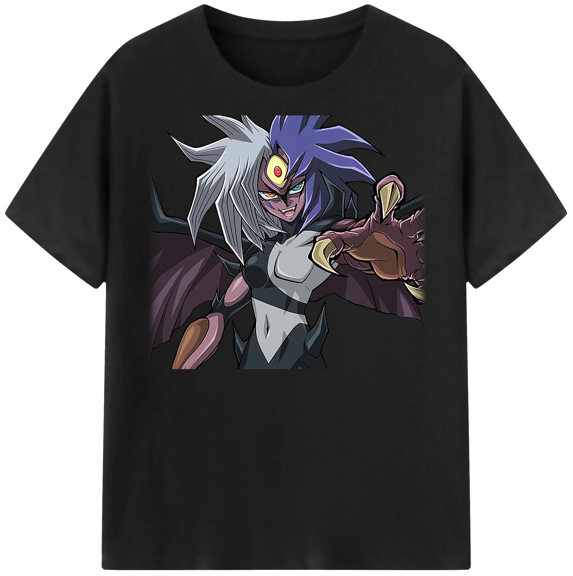 （画像用） 遊☆戯☆王 Yu-Gi-Oh! レディースカジュアルプリントTシャツ（綿100％）