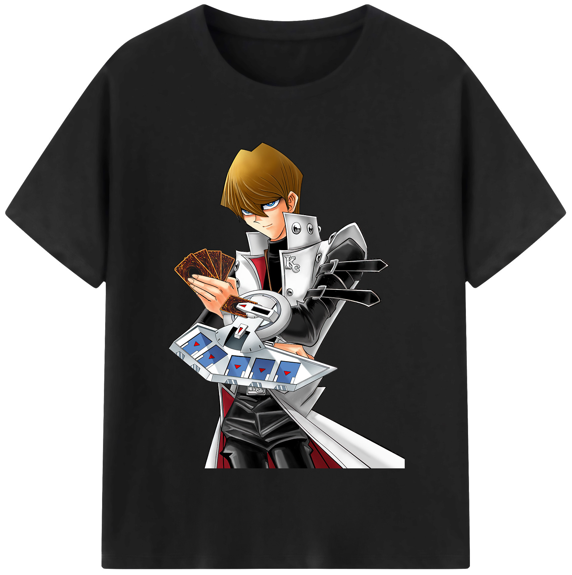 （画像用） 遊☆戯☆王 Yu-Gi-Oh! レディースカジュアルプリントTシャツ（綿100％）