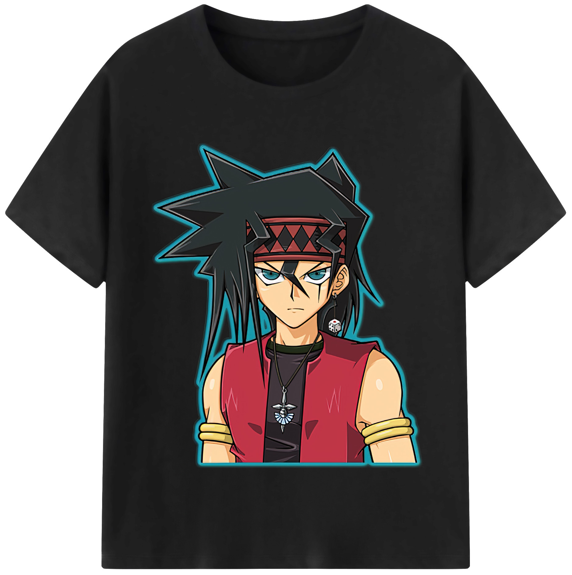 （画像用） 遊☆戯☆王 Yu-Gi-Oh! レディースカジュアルプリントTシャツ（綿100％）
