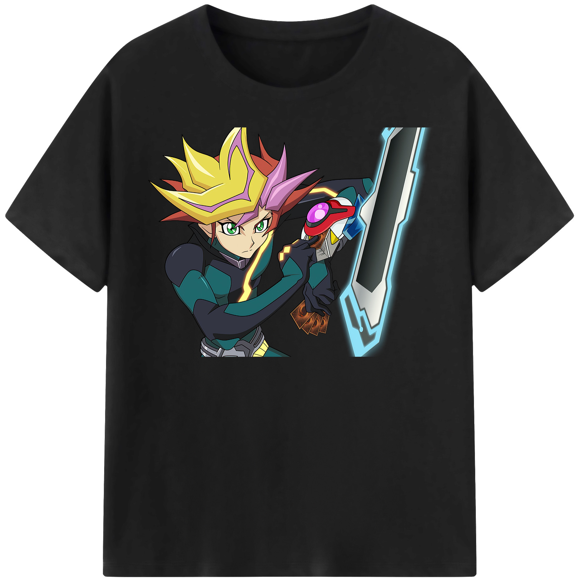 （画像用） 遊☆戯☆王 Yu-Gi-Oh! レディースカジュアルプリントTシャツ（綿100％）