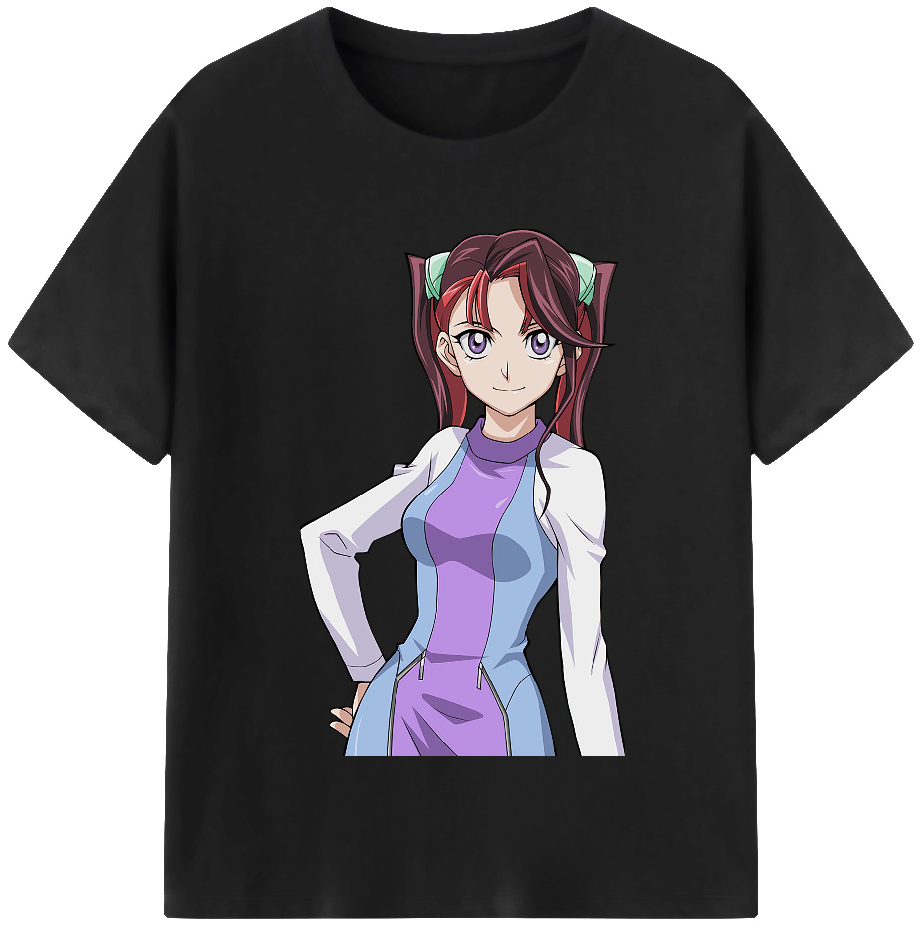 （画像用） 遊☆戯☆王 Yu-Gi-Oh! レディースカジュアルプリントTシャツ（綿100％）