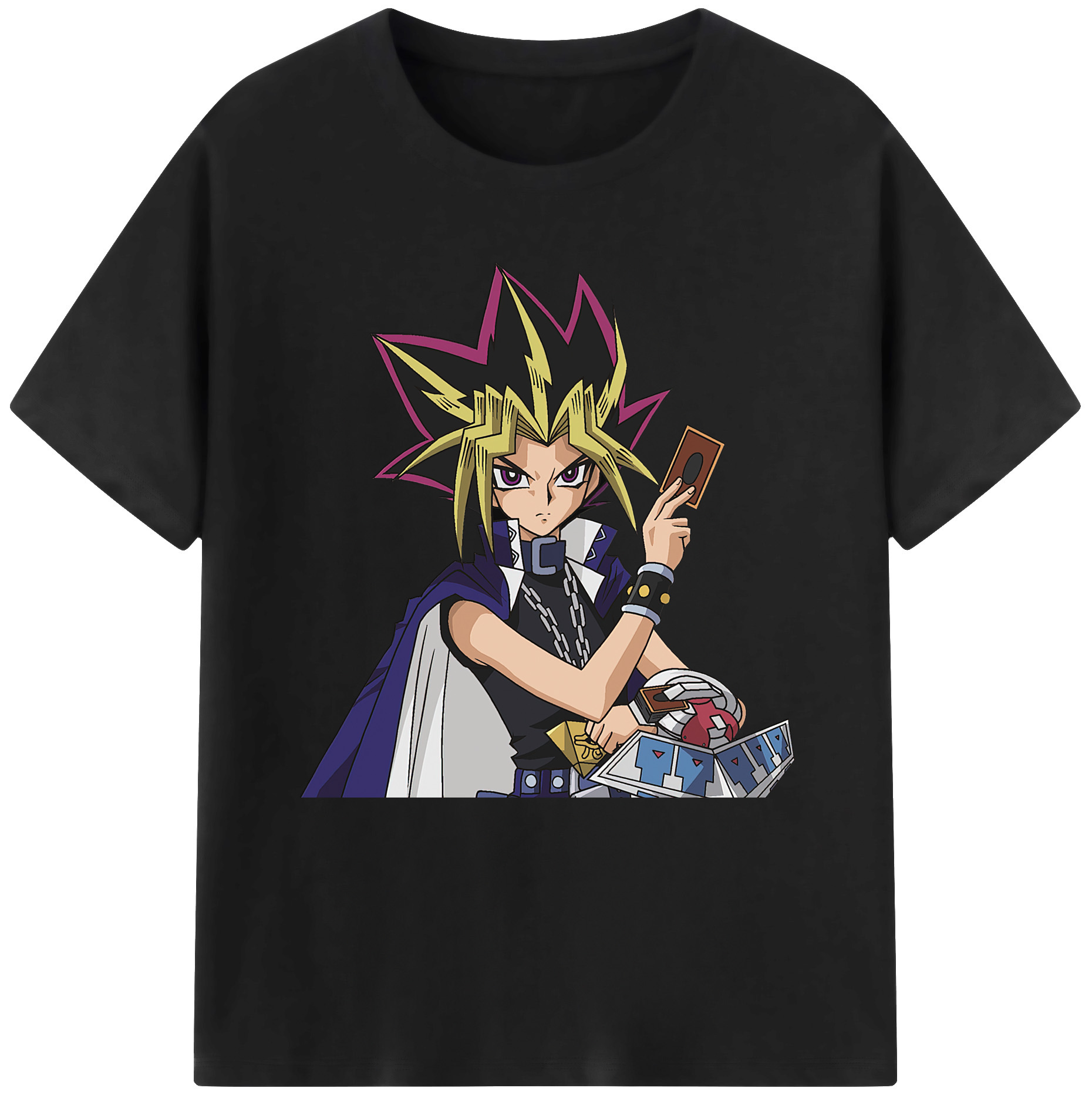 （画像用） 遊☆戯☆王 Yu-Gi-Oh! レディースカジュアルプリントTシャツ（綿100％）