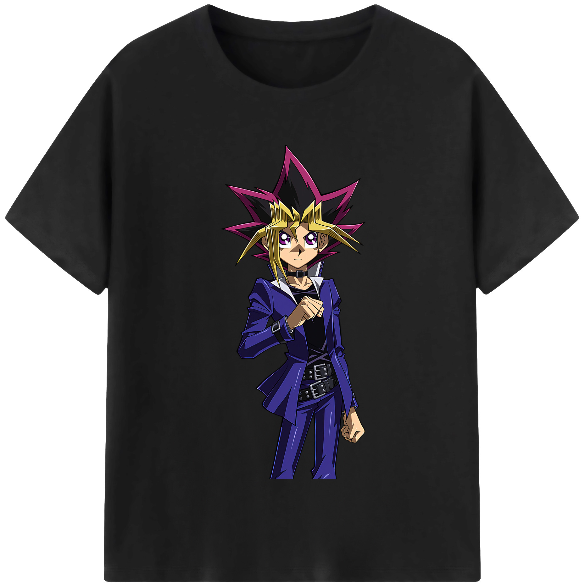 （画像用） 遊☆戯☆王 Yu-Gi-Oh! レディースカジュアルプリントTシャツ（綿100％）