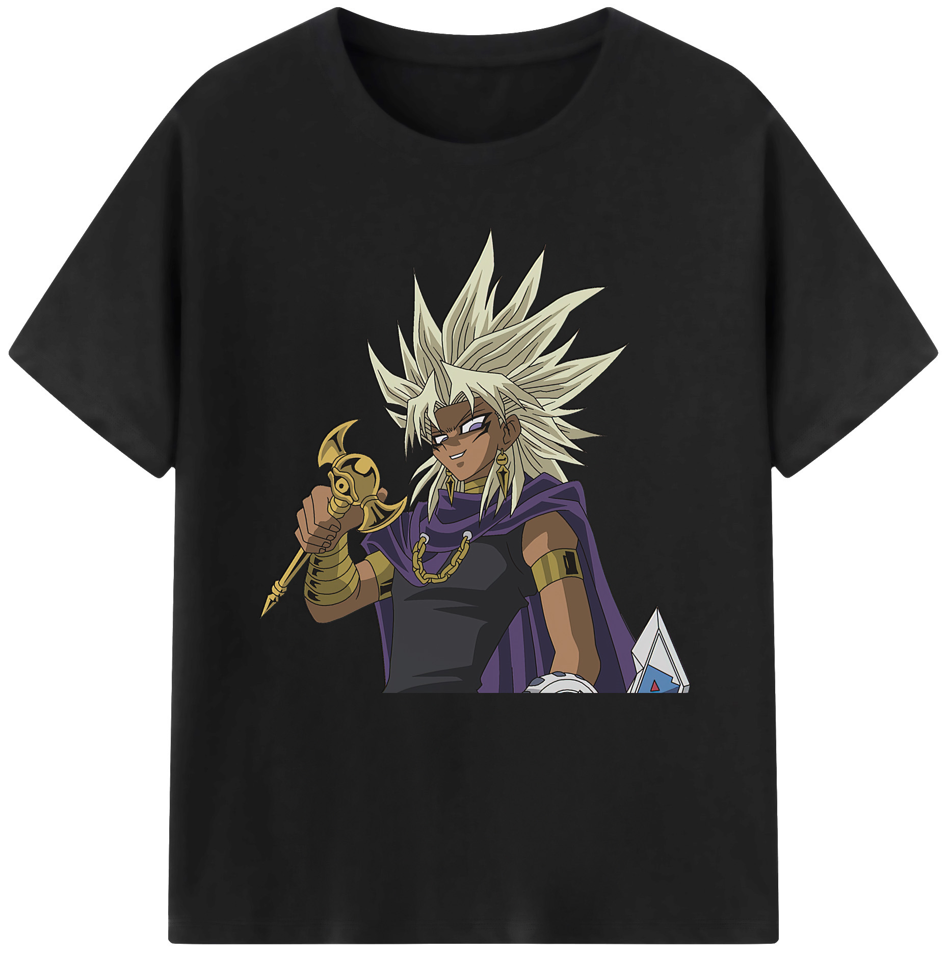 （画像用） 遊☆戯☆王 Yu-Gi-Oh! レディースカジュアルプリントTシャツ（綿100％）