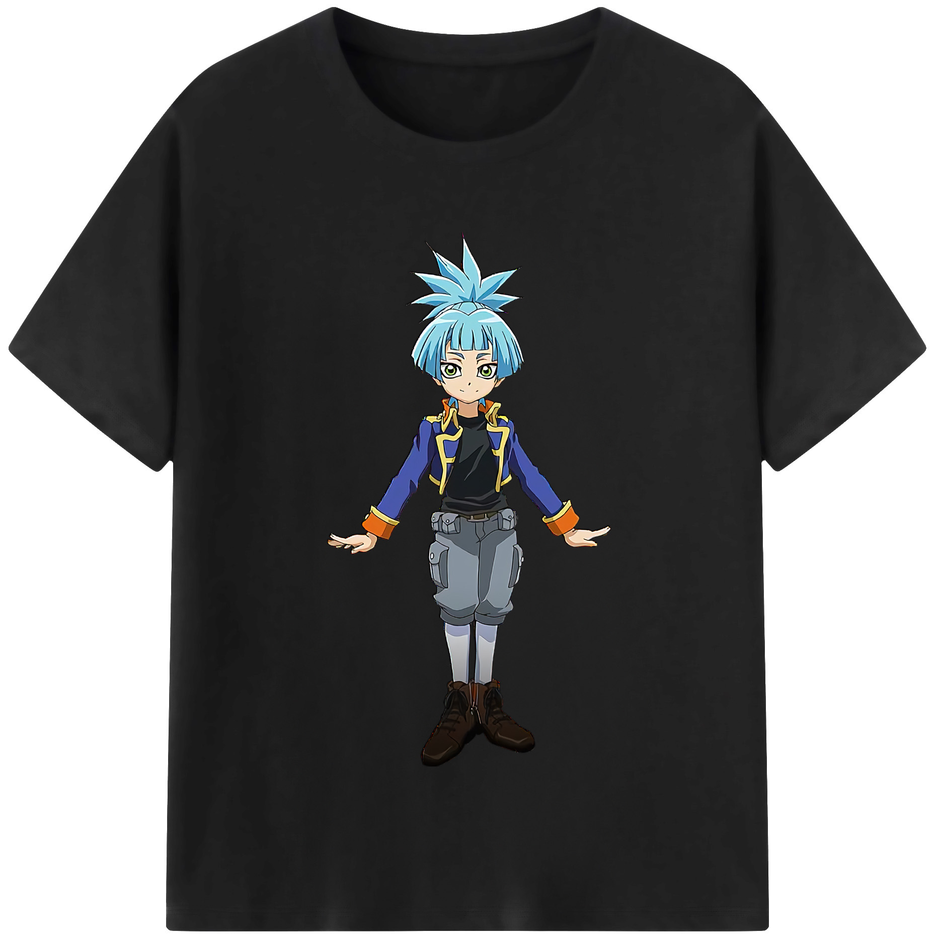 （画像用） 遊☆戯☆王 Yu-Gi-Oh! レディースカジュアルプリントTシャツ（綿100％）