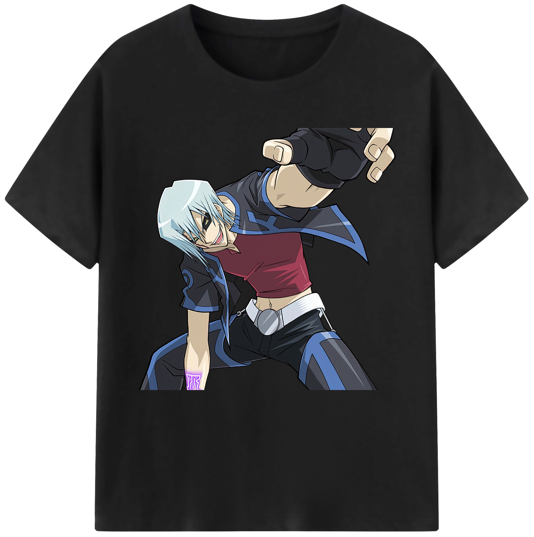 （画像用） 遊☆戯☆王 Yu-Gi-Oh! レディースカジュアルプリントTシャツ（綿100％）