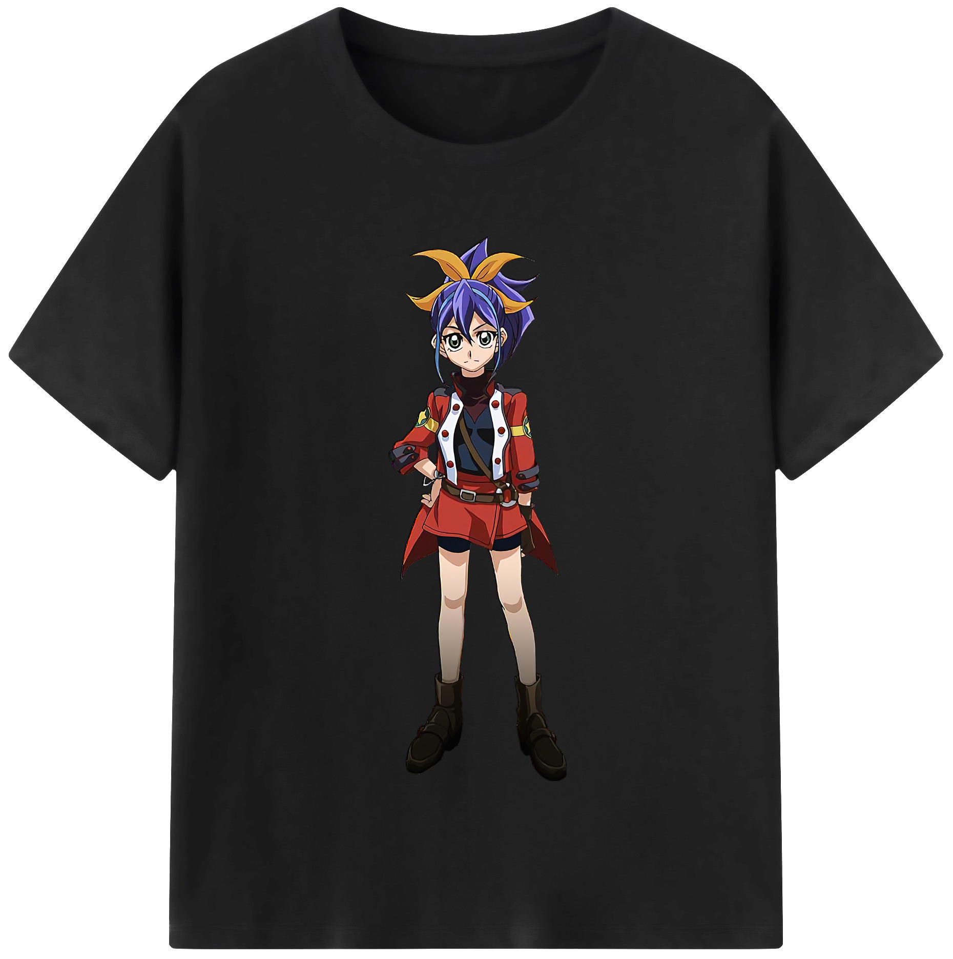 （画像用） 遊☆戯☆王 Yu-Gi-Oh! レディースカジュアルプリントTシャツ（綿100％）