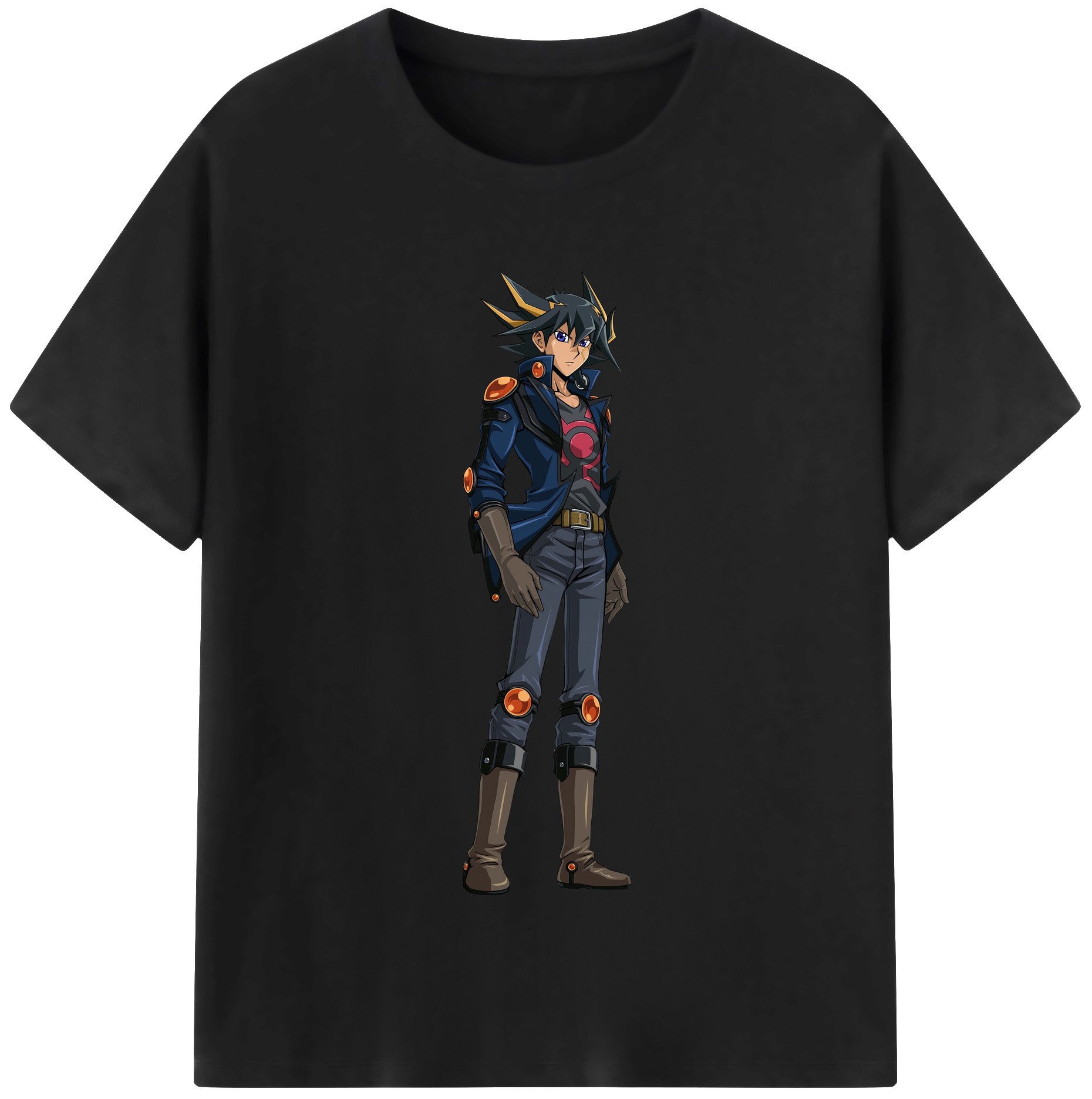 （画像用） 遊☆戯☆王 Yu-Gi-Oh! レディースカジュアルプリントTシャツ（綿100％）