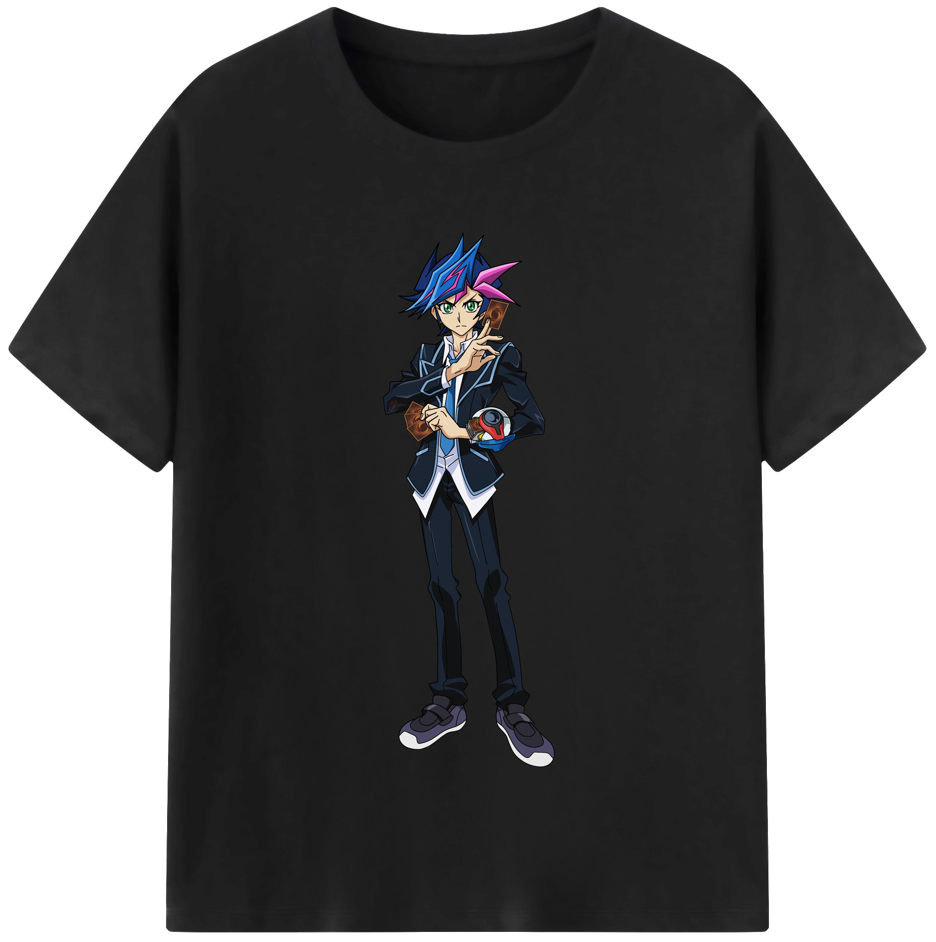 （画像用） 遊☆戯☆王 Yu-Gi-Oh! レディースカジュアルプリントTシャツ（綿100％）