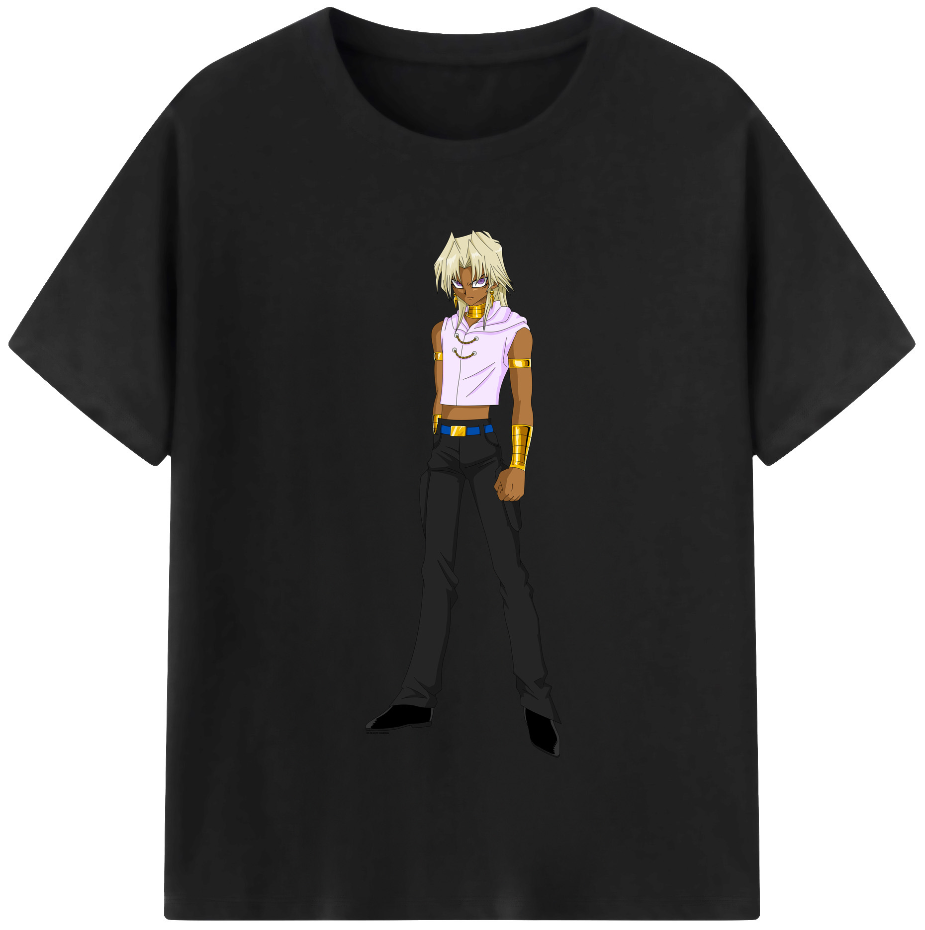 （画像用） 遊☆戯☆王 Yu-Gi-Oh! レディースカジュアルプリントTシャツ（綿100％）